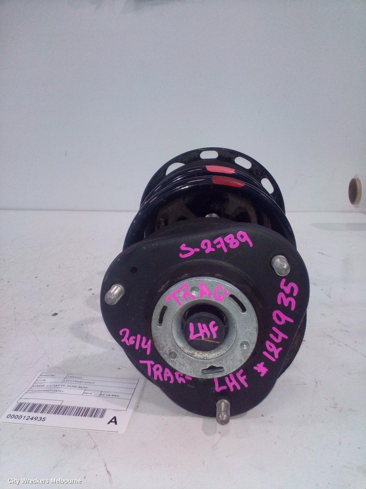 TOYOTA TARAGO 2014 Left Front Strut