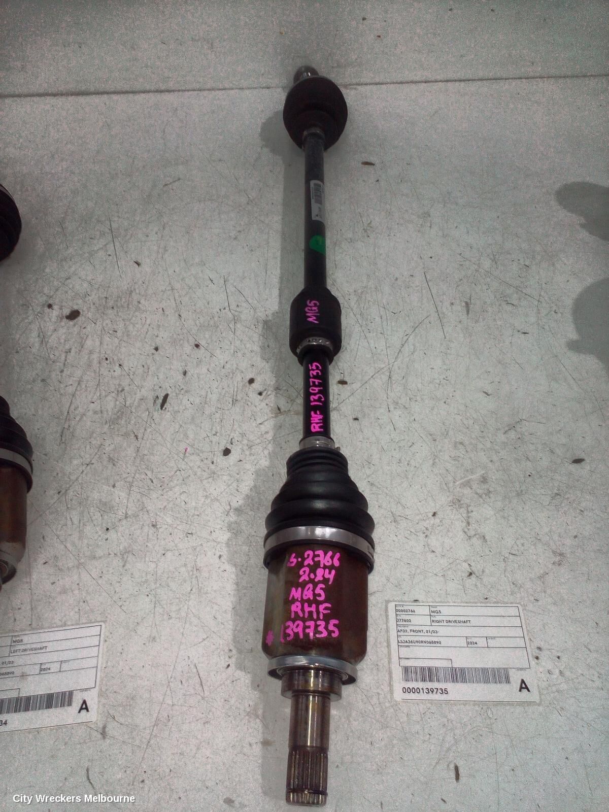MG MG5 2024 Right Driveshaft