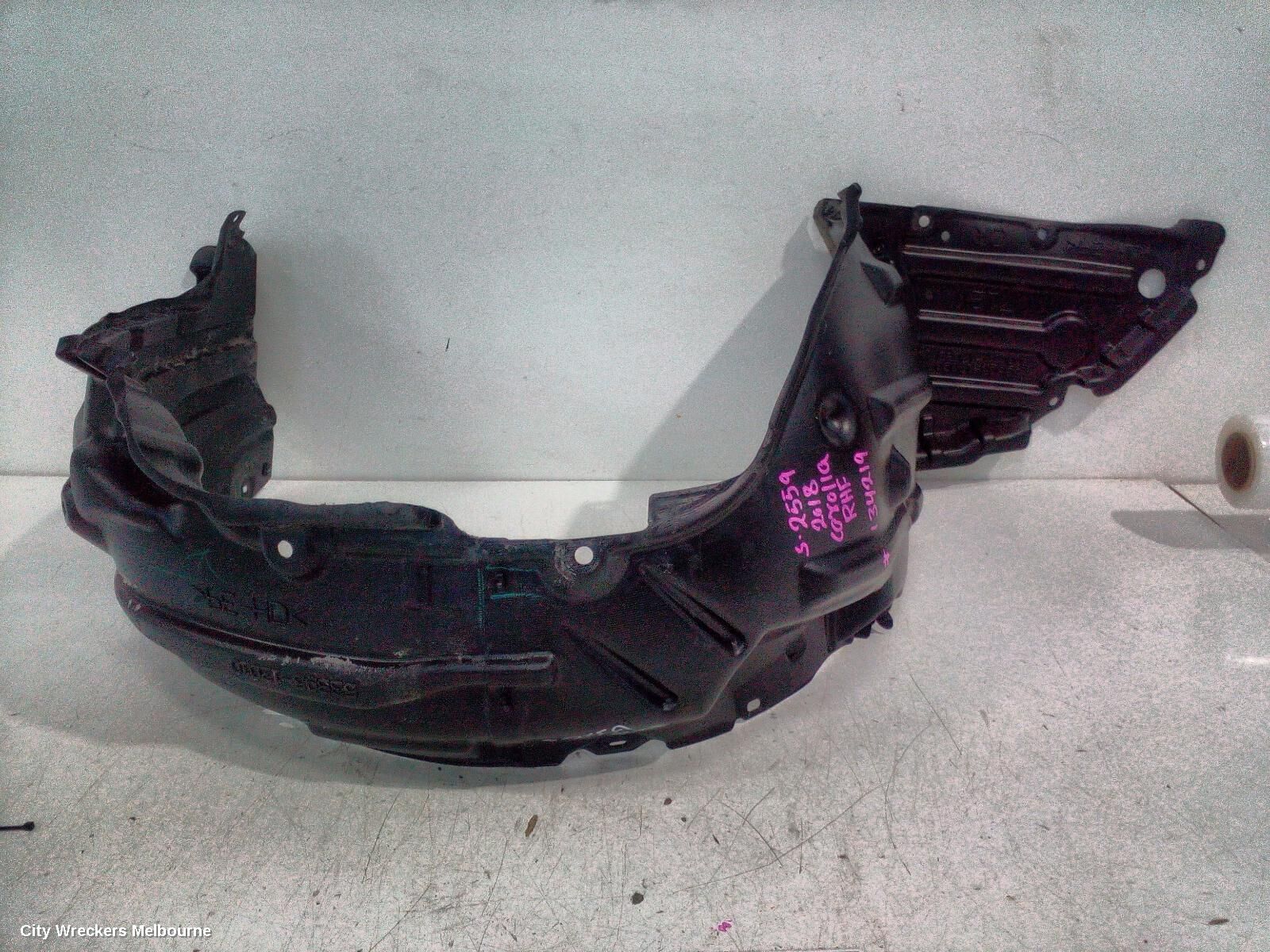 TOYOTA COROLLA 2018 Radiator Support