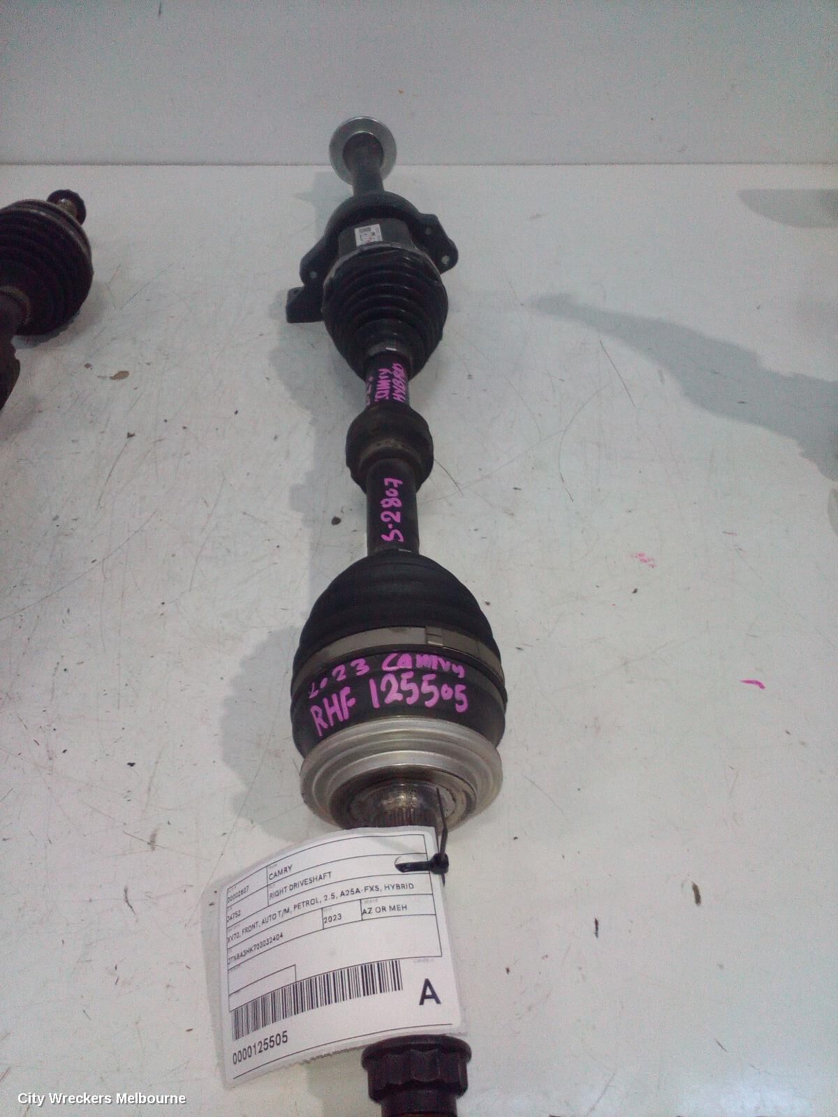 TOYOTA CAMRY 2023 Right Driveshaft