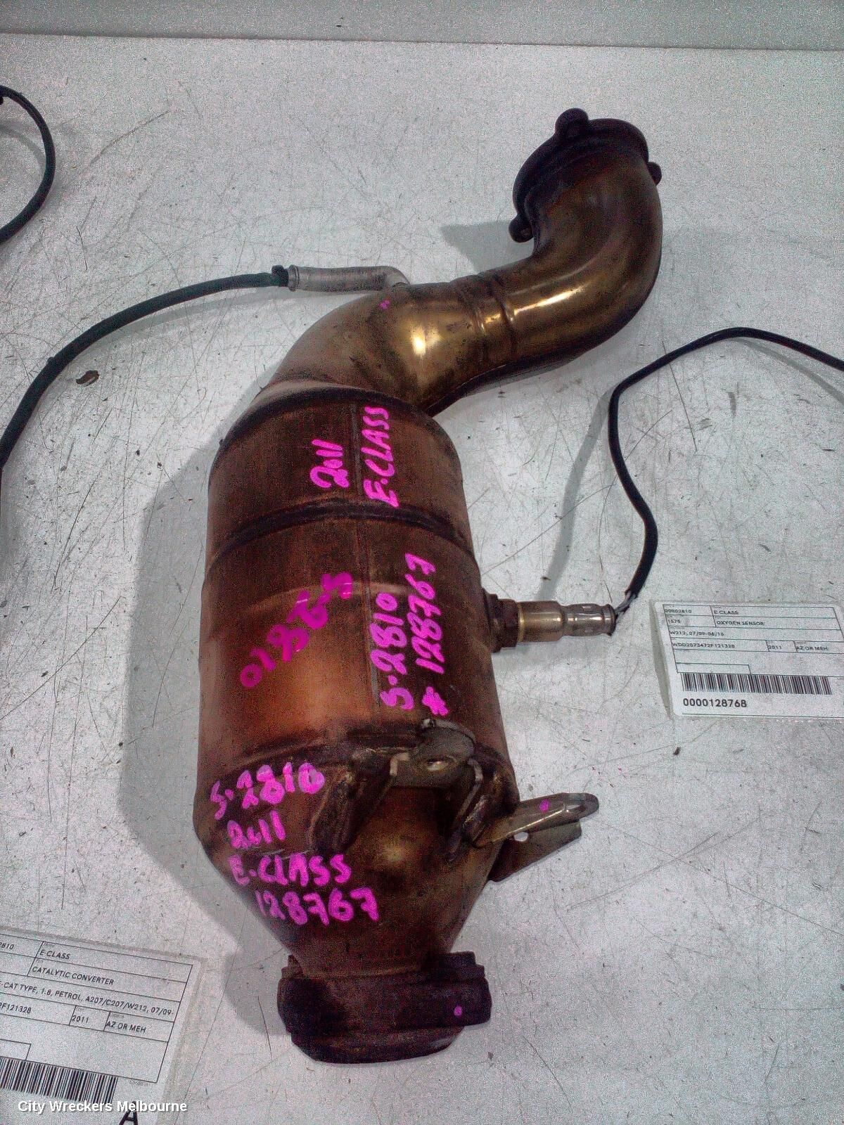 MERCEDES E CLASS 2011 Catalytic Converter