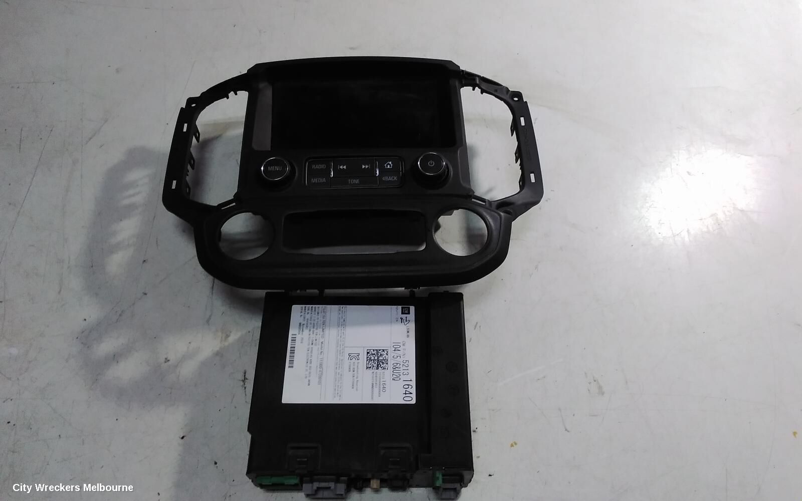 HOLDEN COLORADO 2017 Radio/Cd/Dvd/Sat/Tv