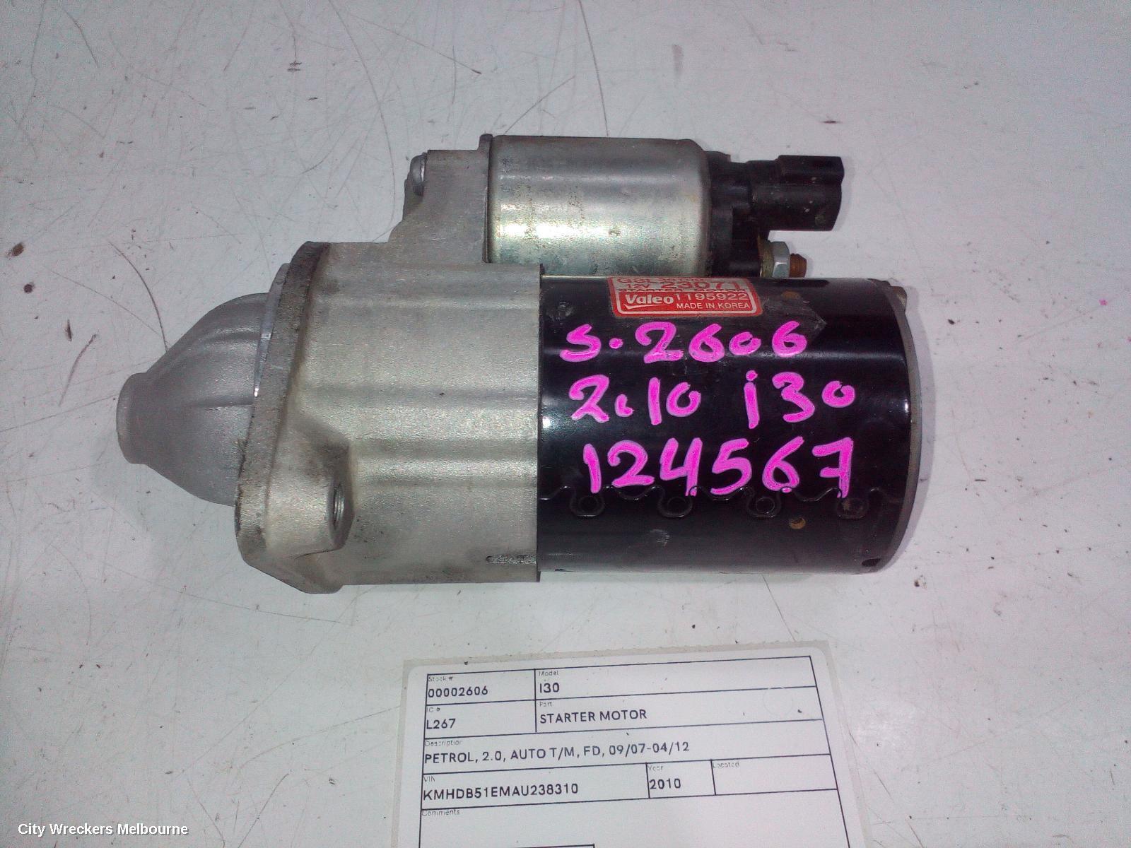 HYUNDAI I30 2010 Starter