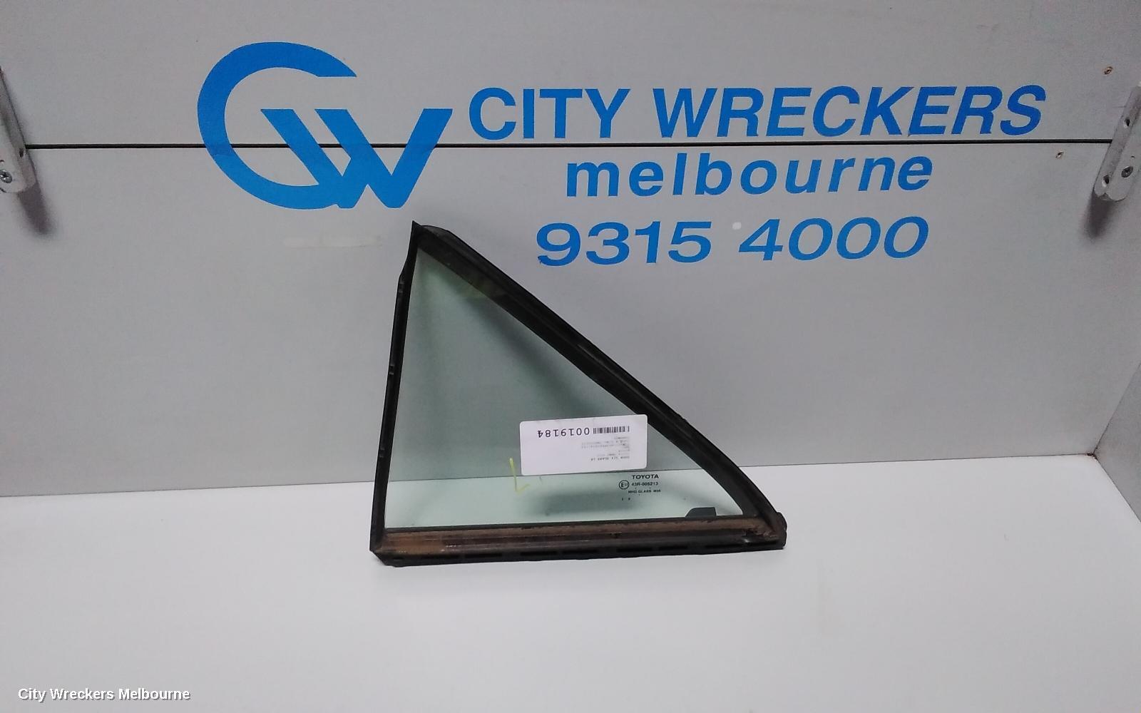 TOYOTA CAMRY 2014 Left Rear 1/4 Door Glass