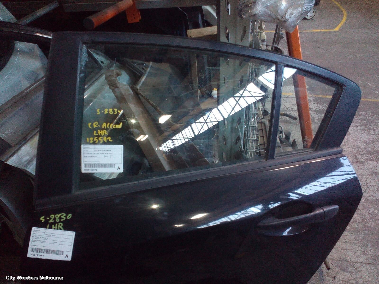 MAZDA 3 2010 Left Rear Door Window