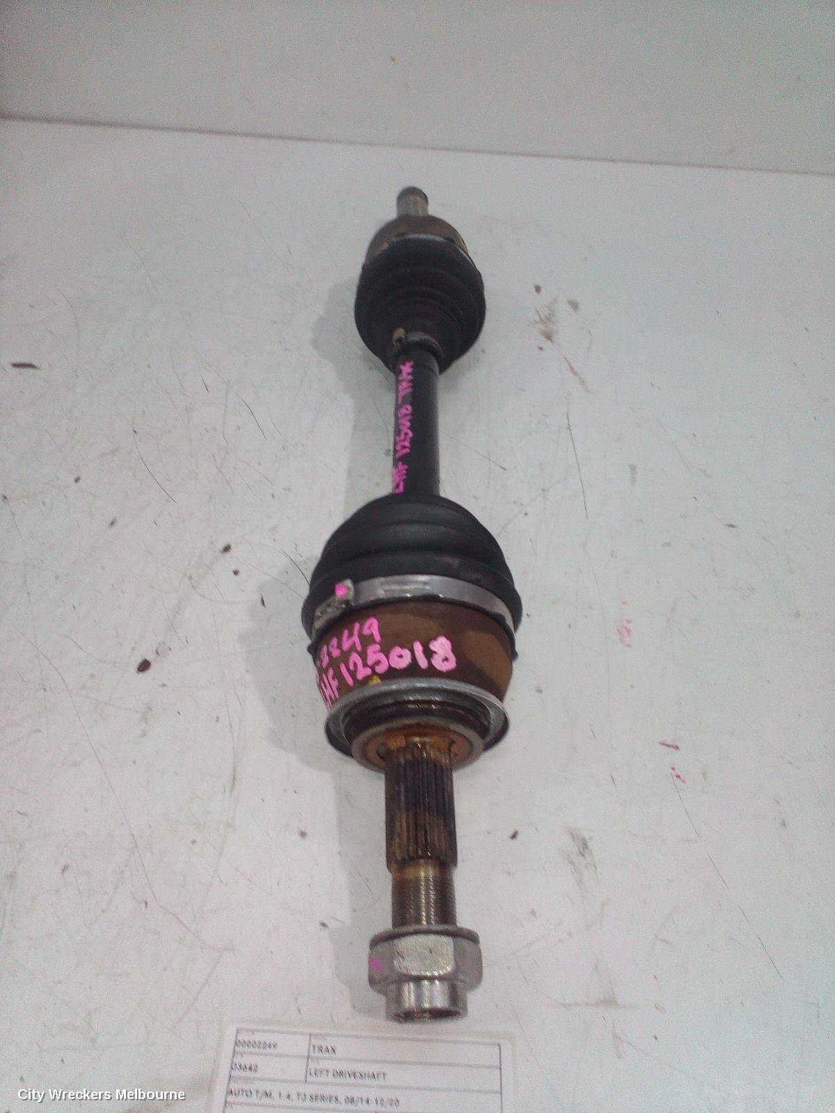 HOLDEN TRAX 2017 Left Driveshaft