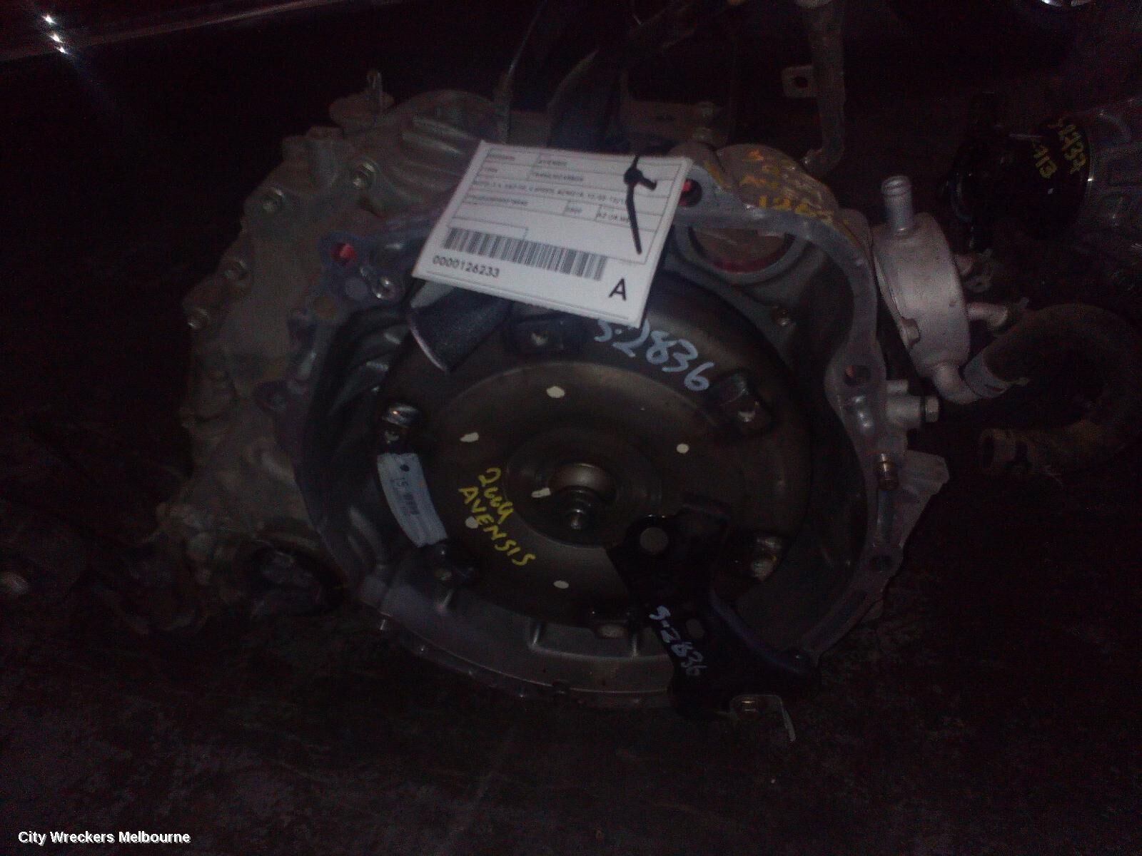 TOYOTA AVENSIS 2009 Trans/Gearbox