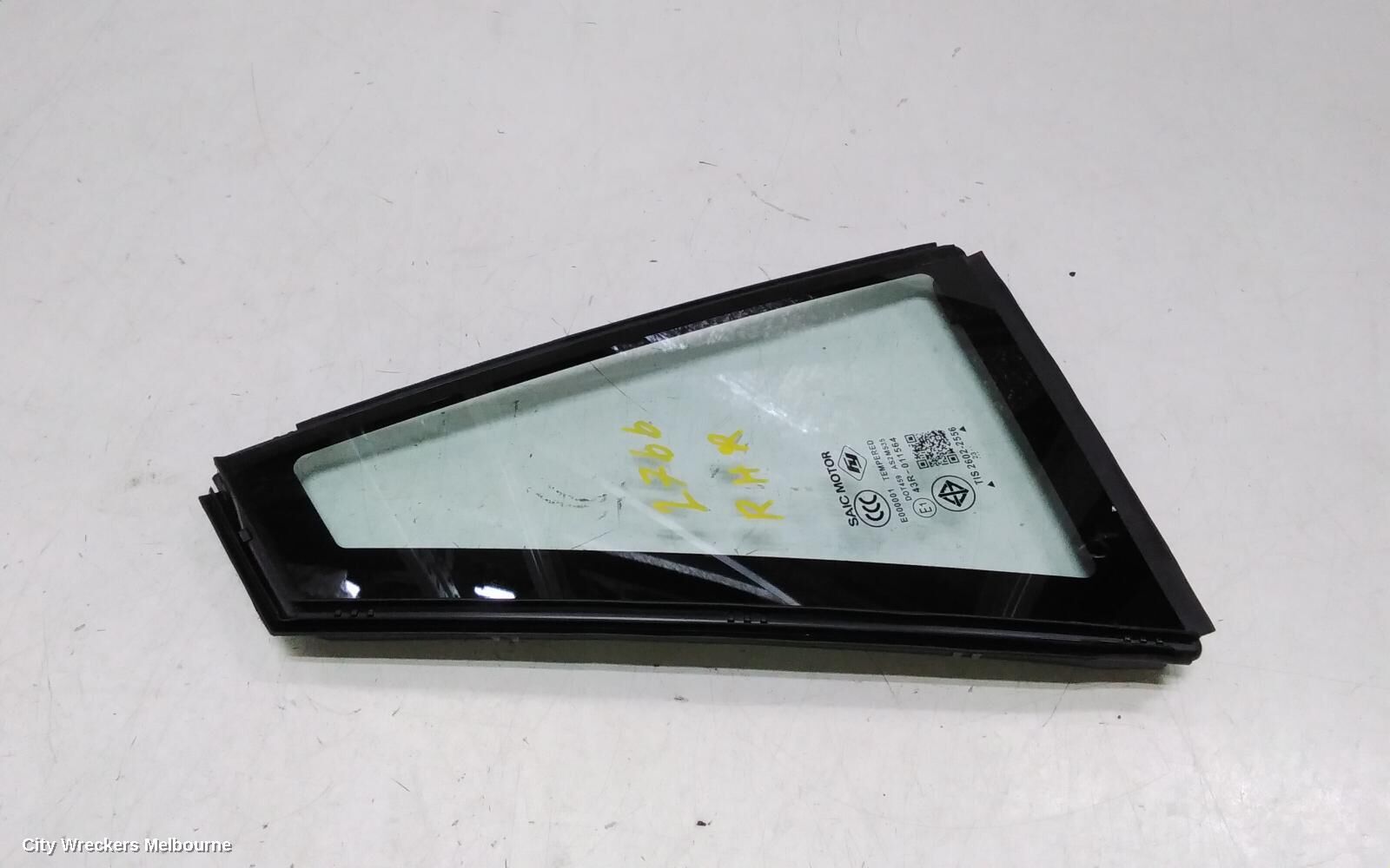 MG MG5 2024 Right Rear 1/4 Door Glass