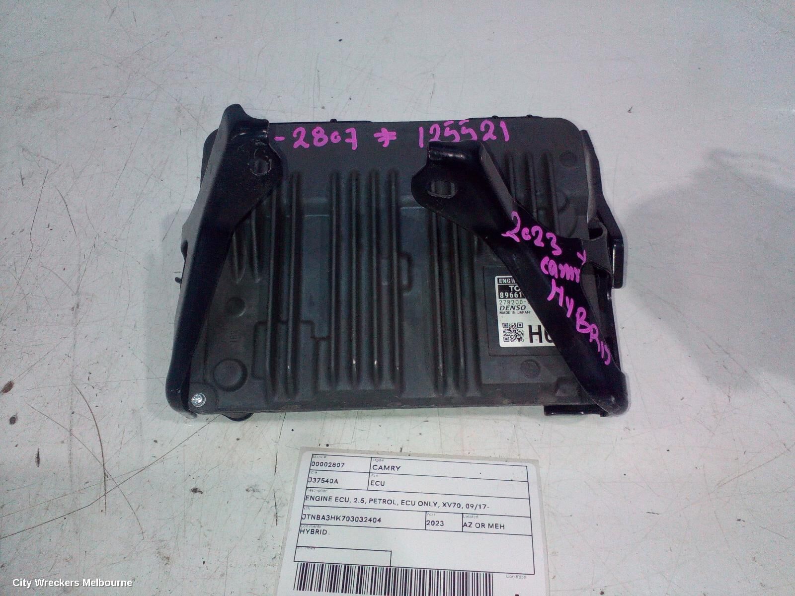 TOYOTA CAMRY 2023 Ecu