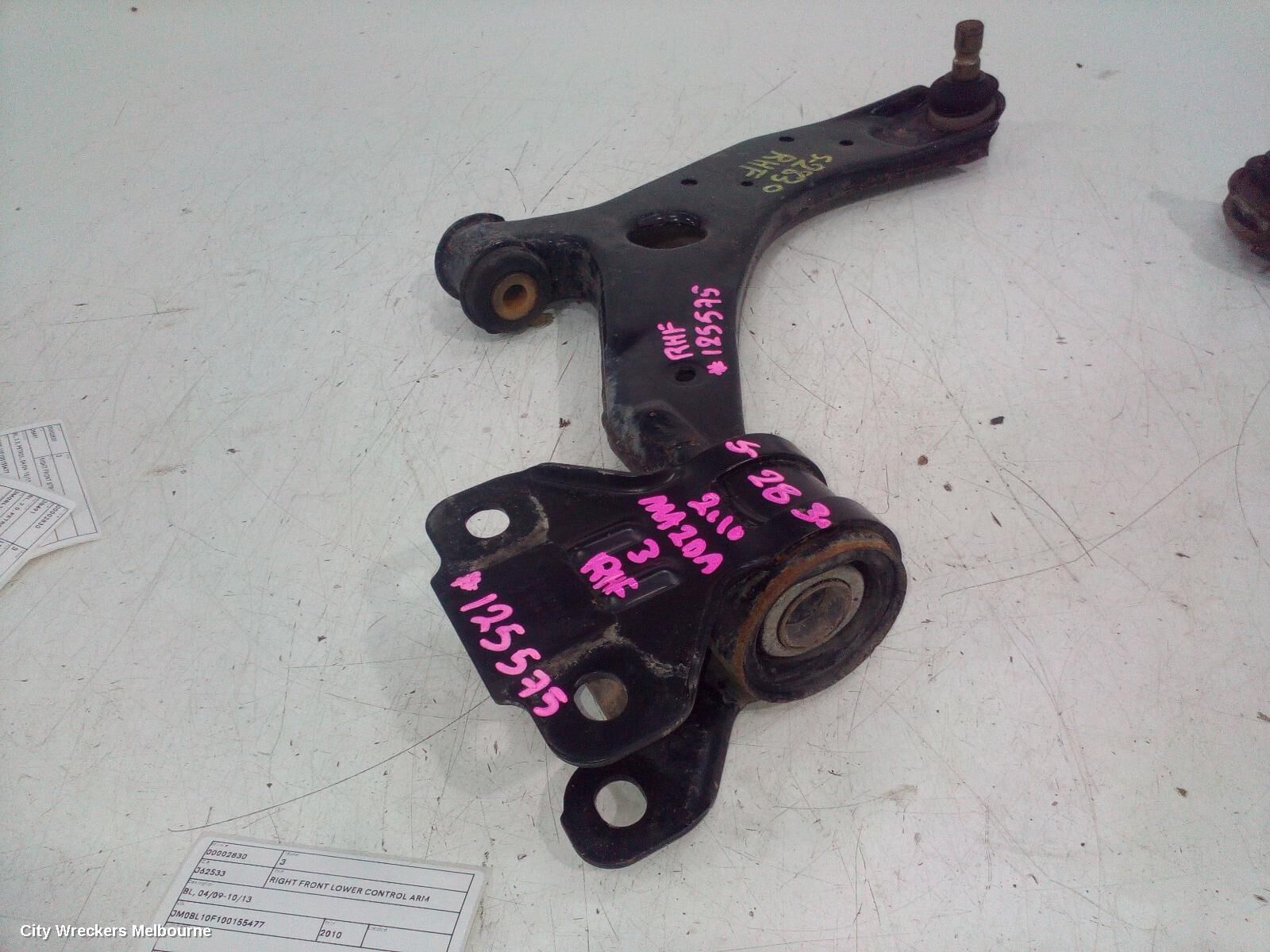 MAZDA 3 2010 Right Front Lower Control Arm
