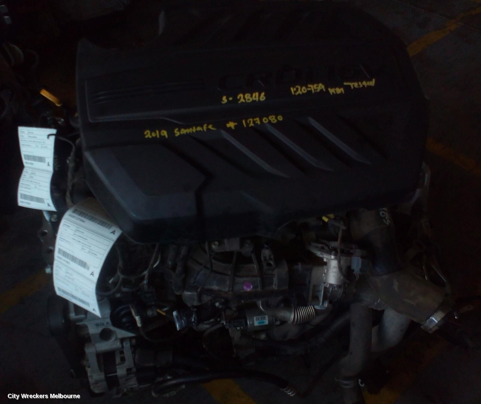 HYUNDAI SANTA FE 2019 Engine