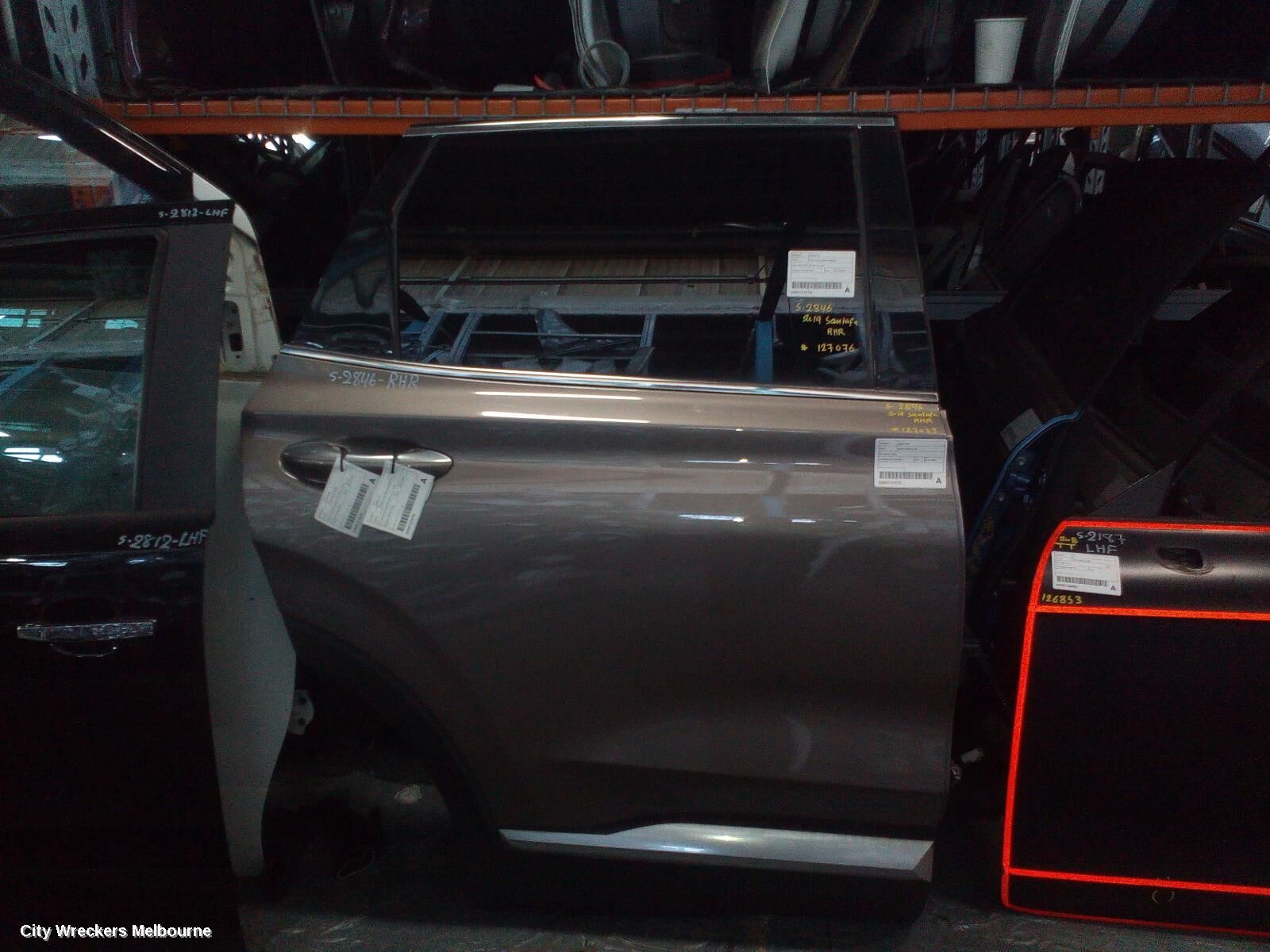 HYUNDAI SANTA FE 2019 RIGHT_REAR_DOOR_SLIDING