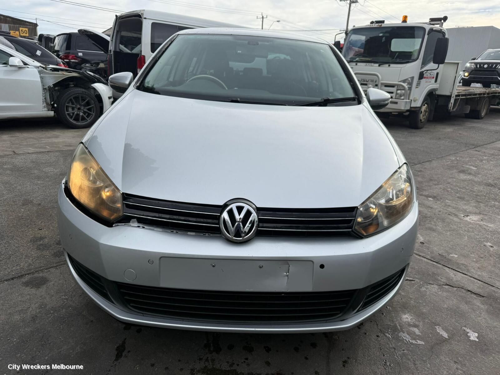 VOLKSWAGEN GOLF 2009 Left Rear Door/Sliding