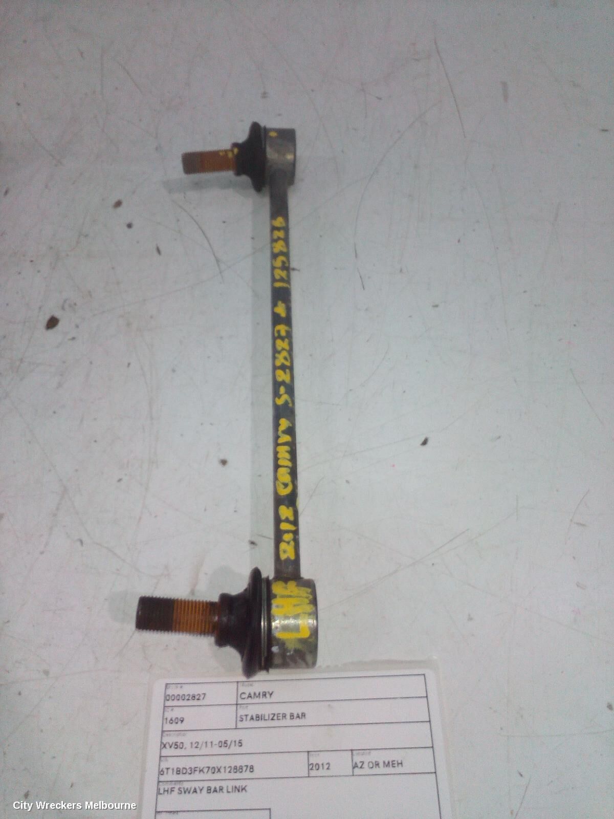 TOYOTA CAMRY 2012 Stabiliser Bar