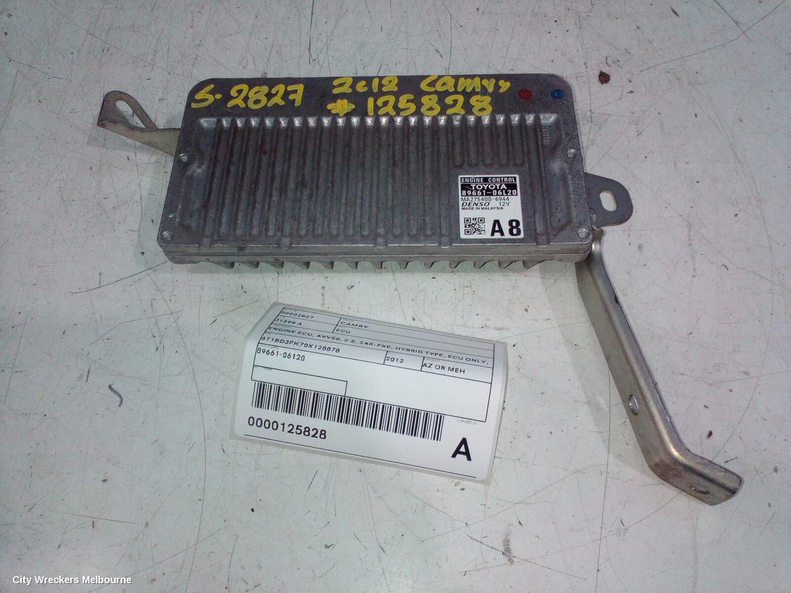 TOYOTA CAMRY 2012 Ecu
