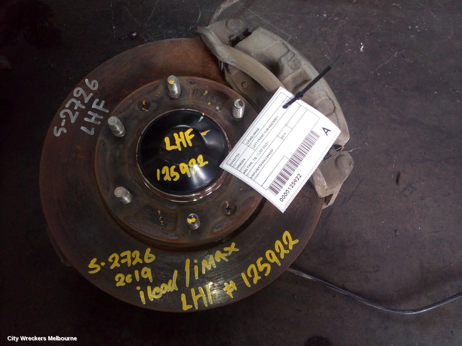 HYUNDAI ILOAD/IMAX 2019 Left Front Hub Assembly