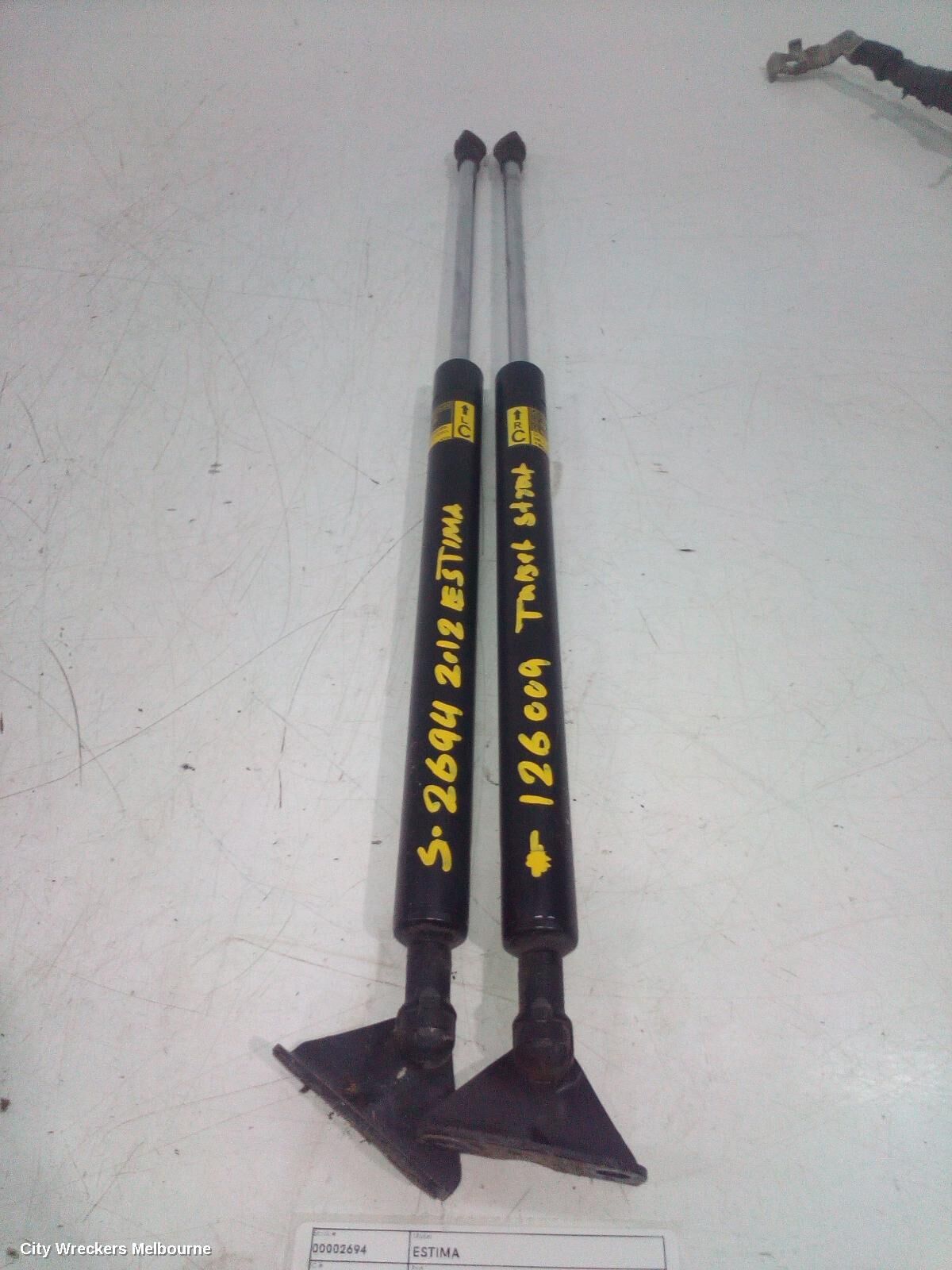 TOYOTA ESTIMA 2012 Hatch Strut