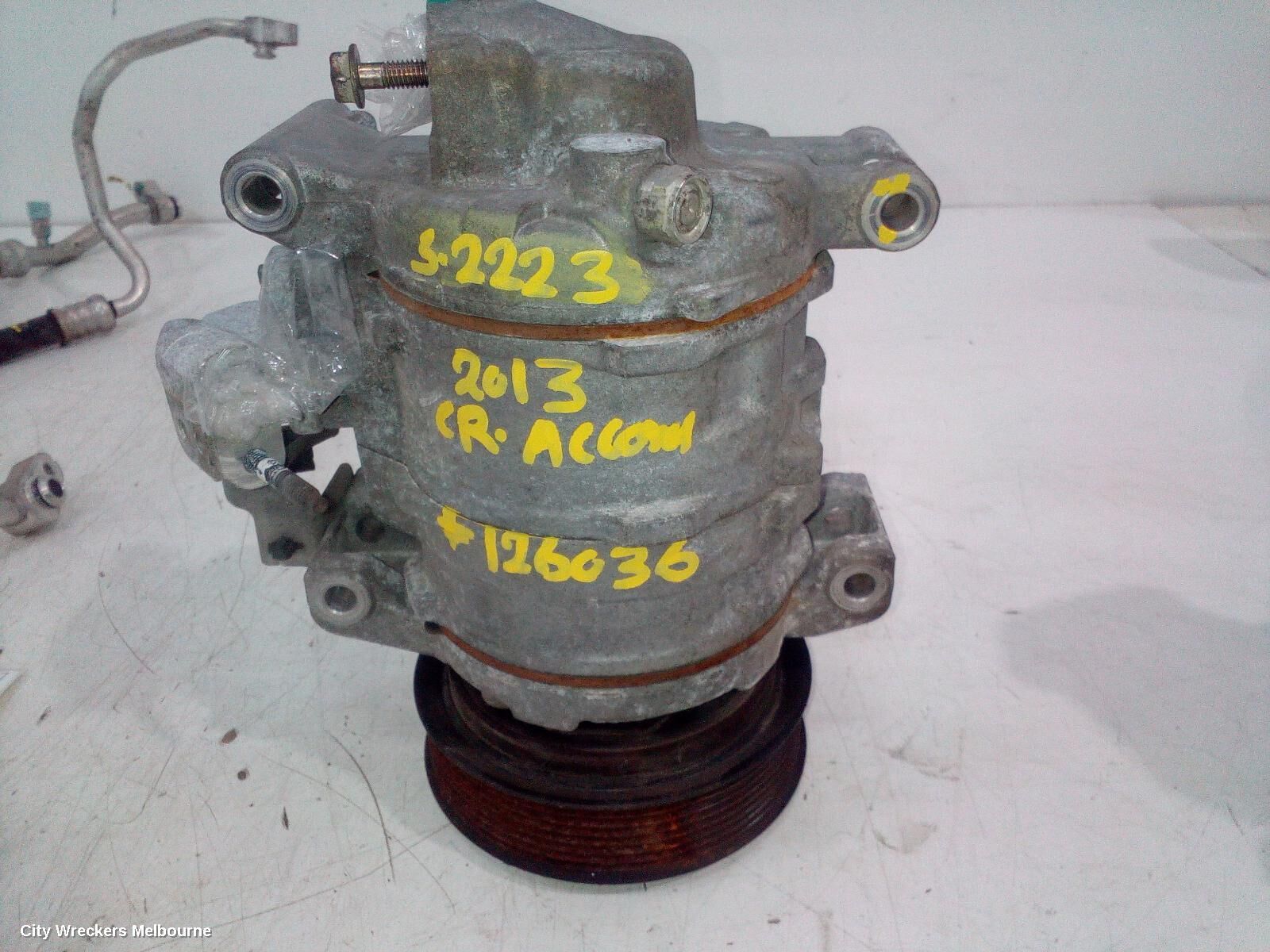 HONDA ACCORD 2013 A/C Compressor