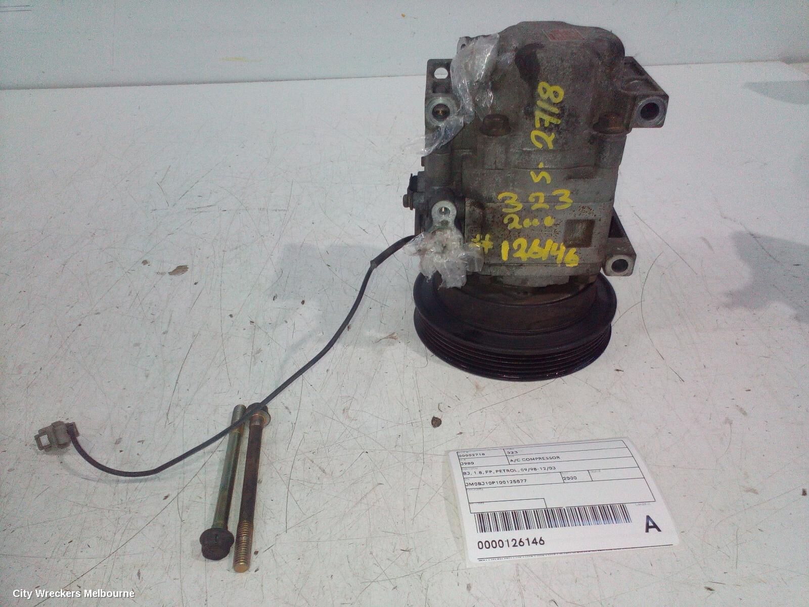MAZDA 323 2000 A/C Compressor
