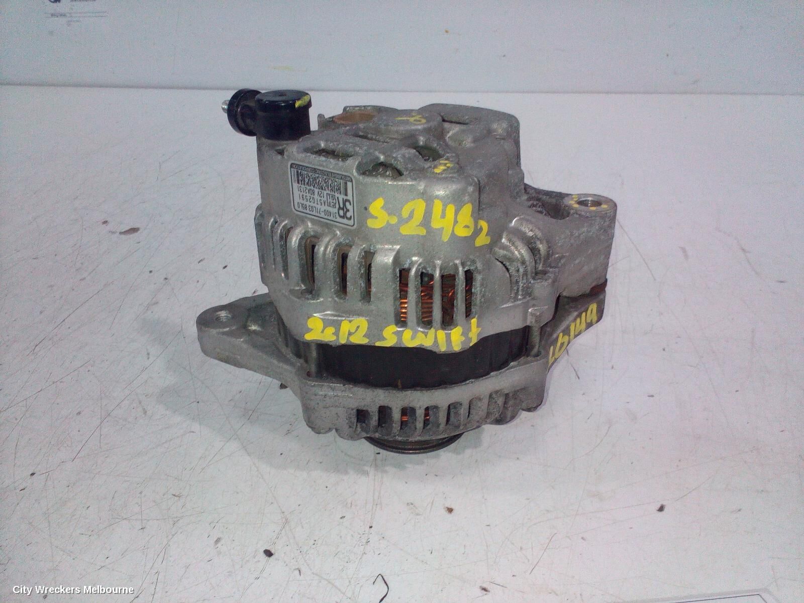 SUZUKI SWIFT 2012 Alternator