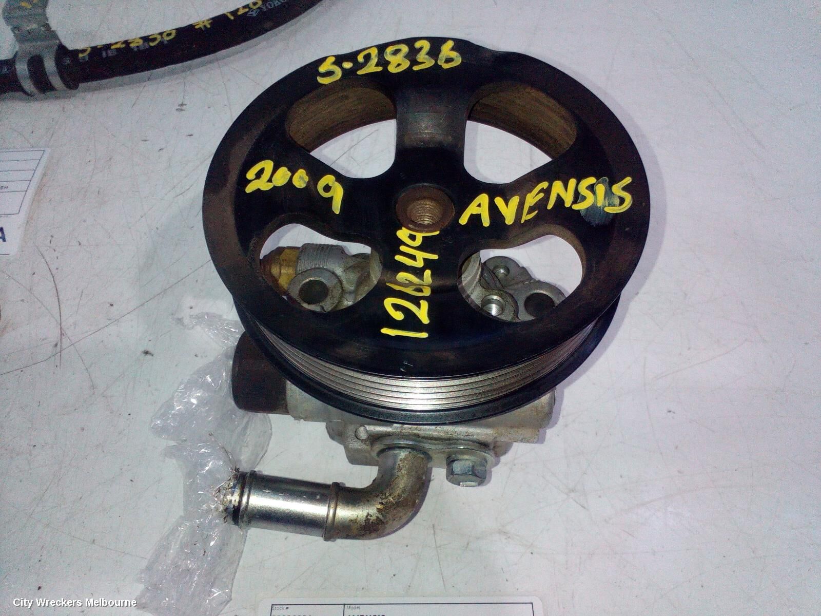 TOYOTA AVENSIS 2009 Steering Pump