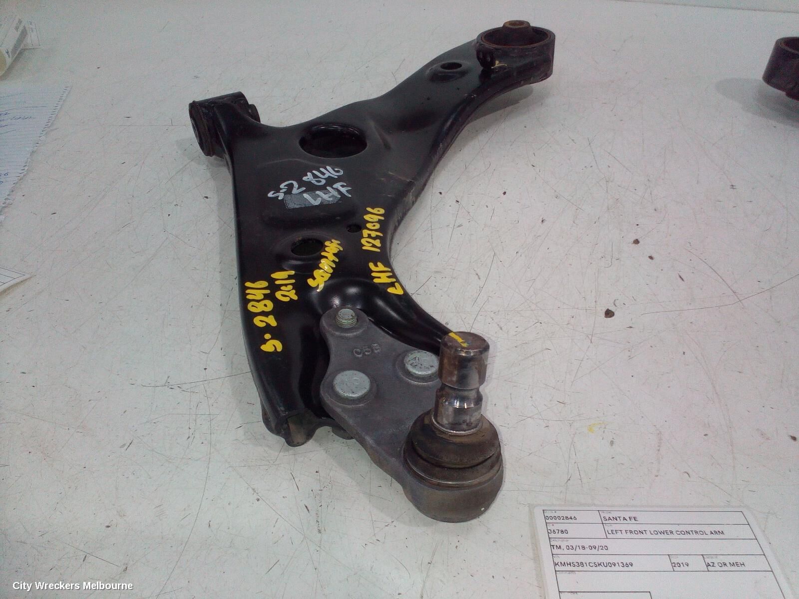 HYUNDAI SANTA FE 2019 Left Front Lower Control Arm