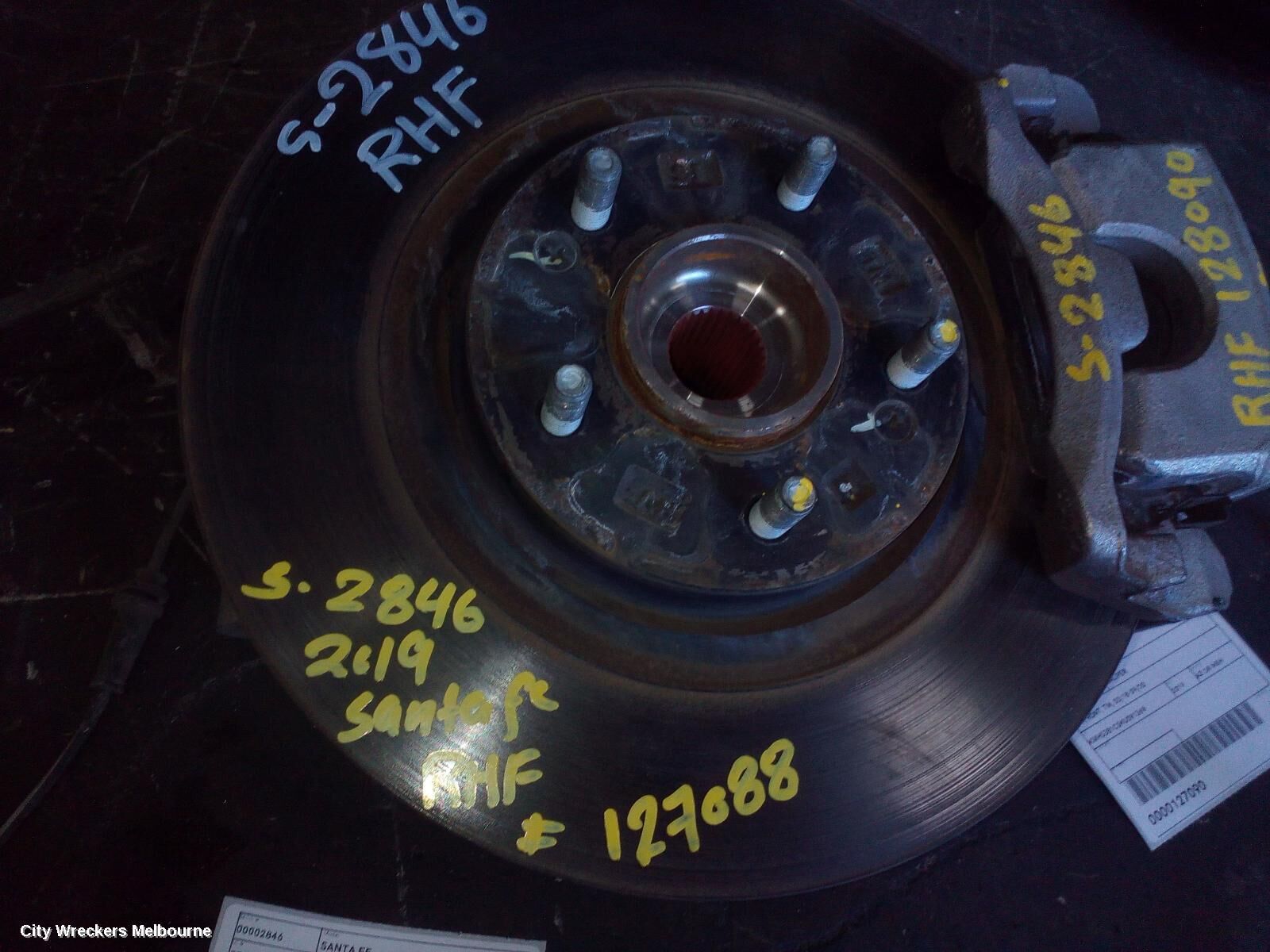 HYUNDAI SANTA FE 2019 Right Front Hub Assembly