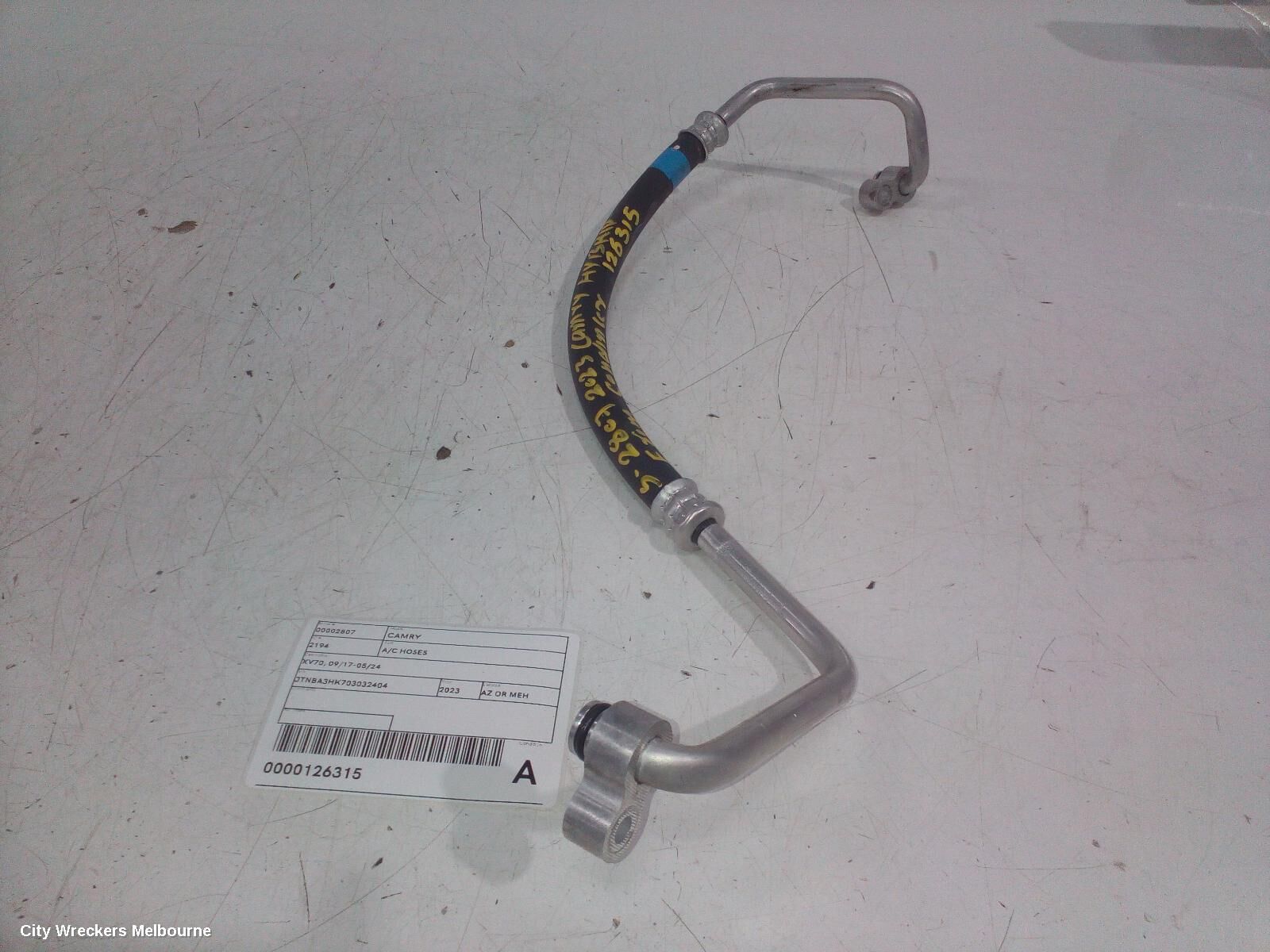 TOYOTA CAMRY 2023 A/C Hoses