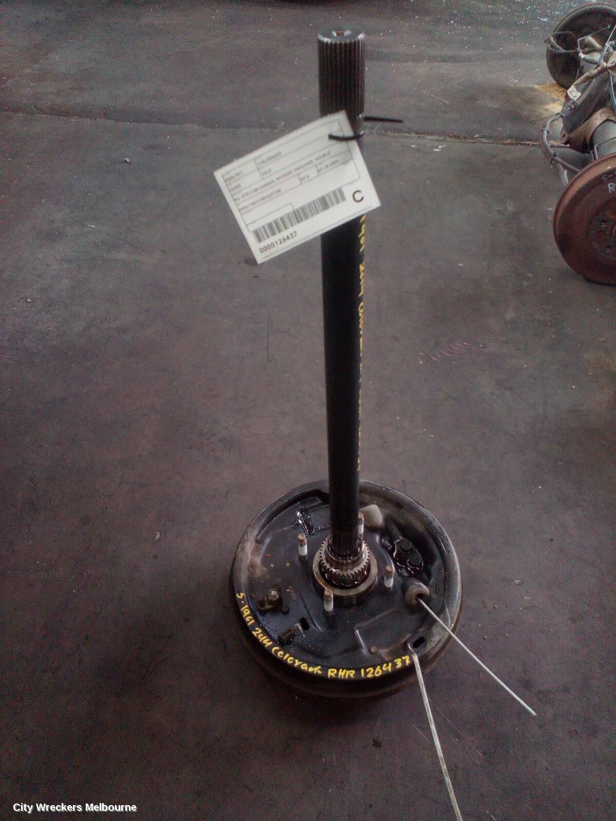 HOLDEN COLORADO 2014 Axle