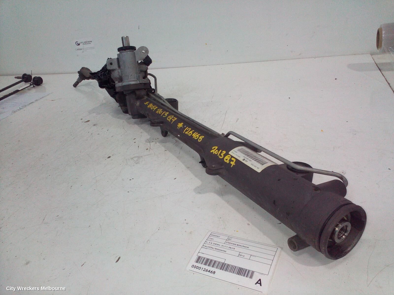 AUDI Q7 2013 Steering Box/Rack