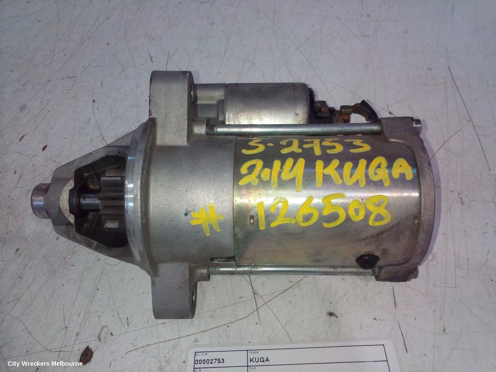 FORD KUGA 2014 Starter