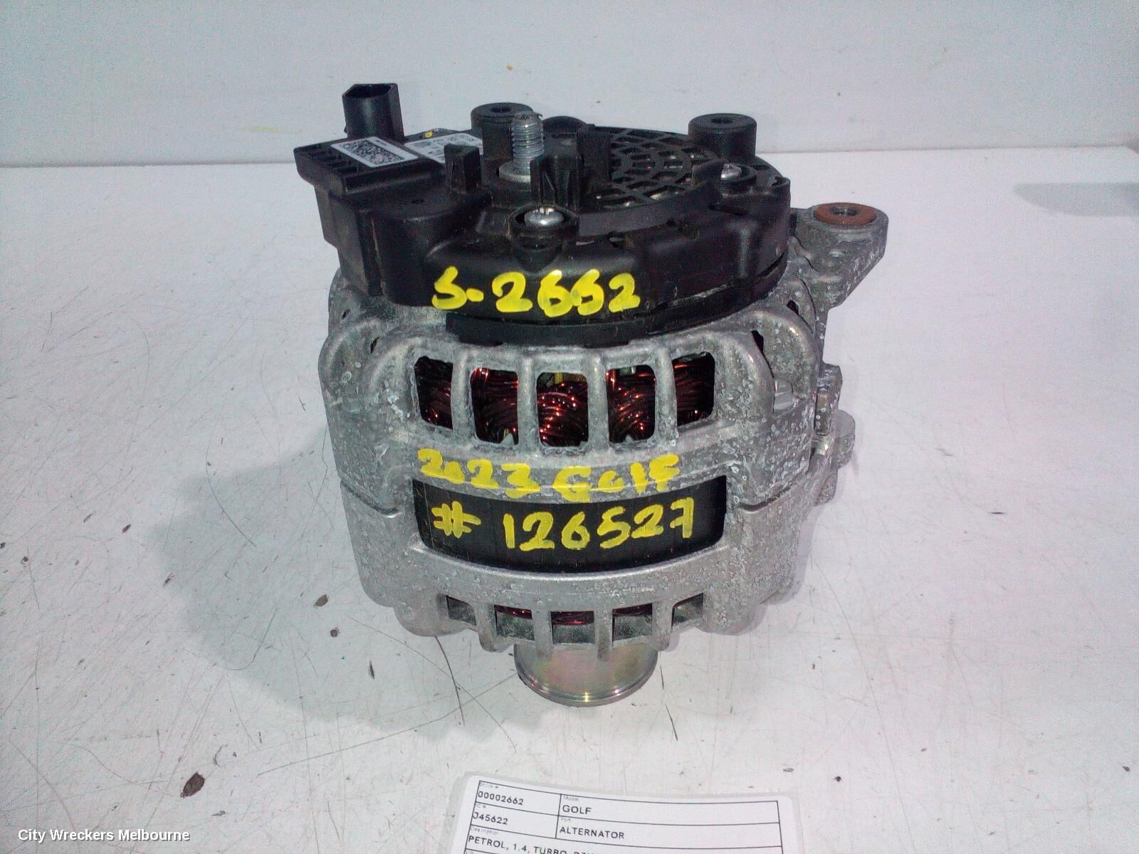 VOLKSWAGEN GOLF 2023 Alternator