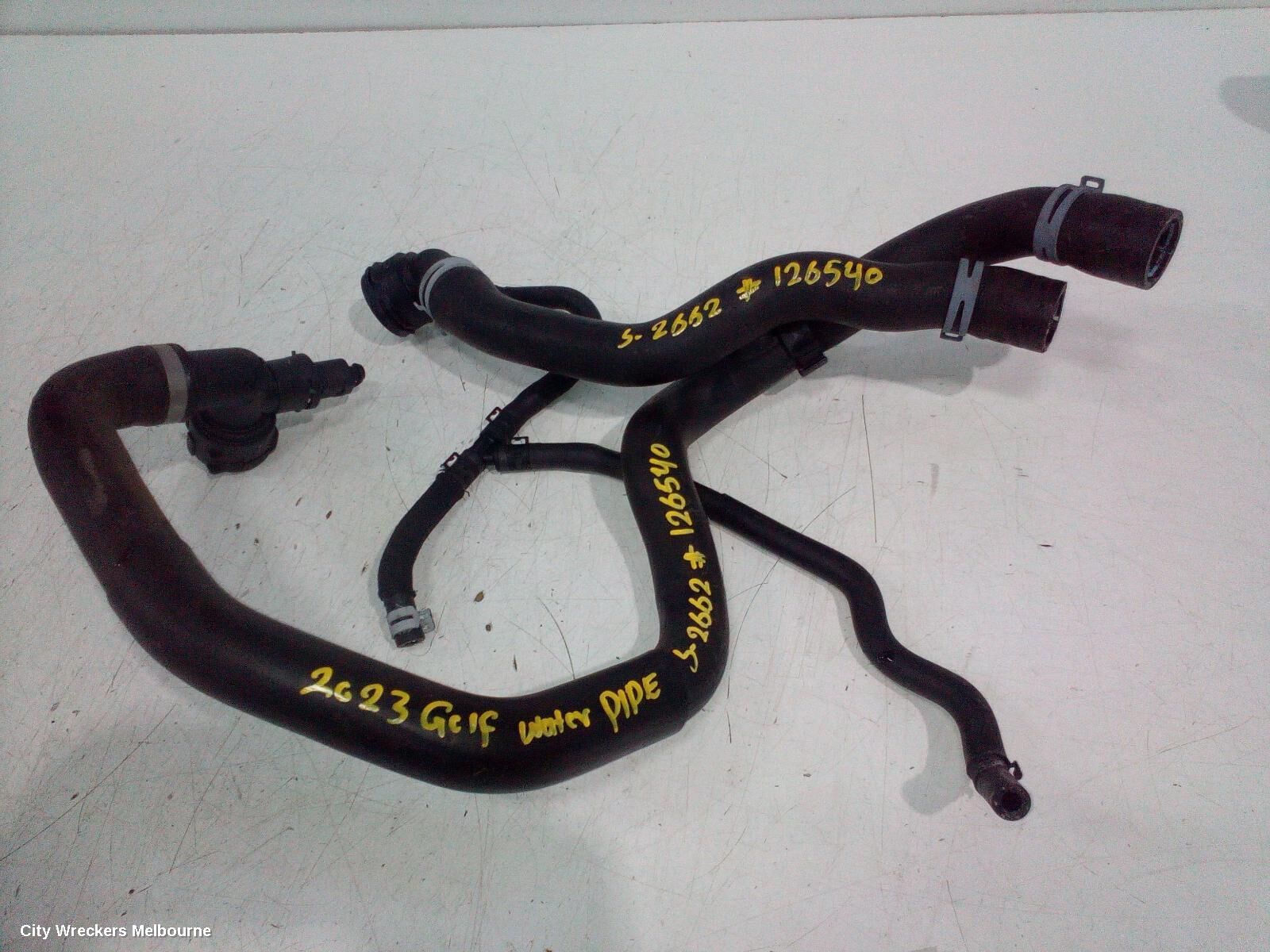 VOLKSWAGEN GOLF 2023 Water Pipes/Outlets