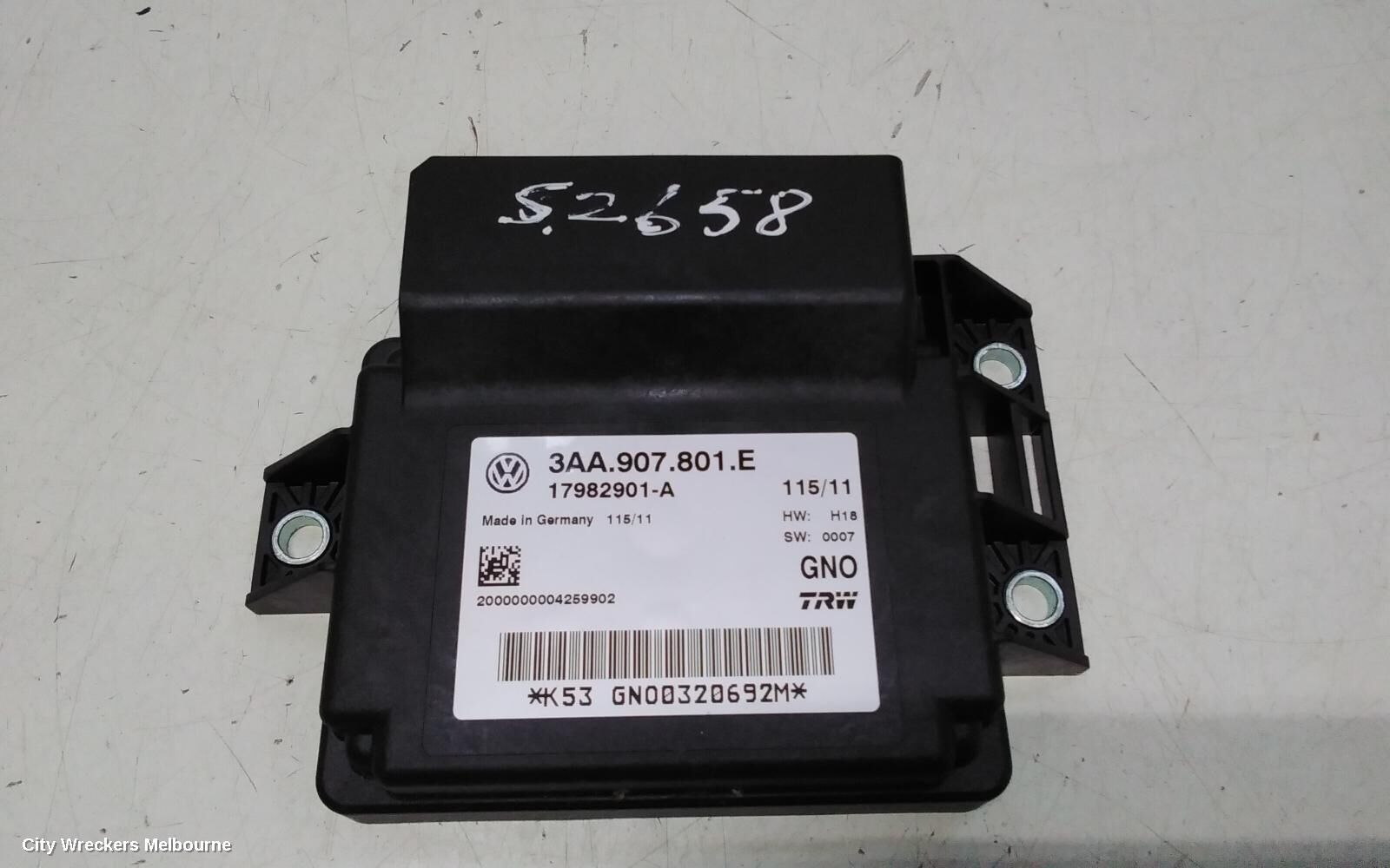 VOLKSWAGEN PASSAT 2012 Ecu