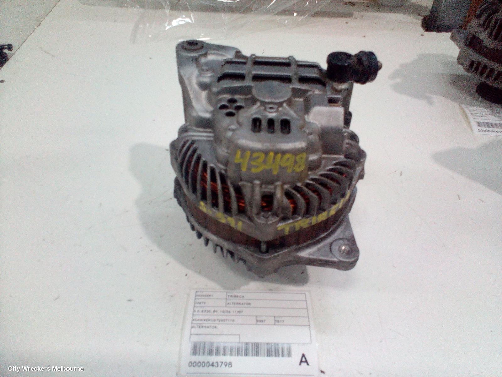 SUBARU TRIBECA 2007 Alternator