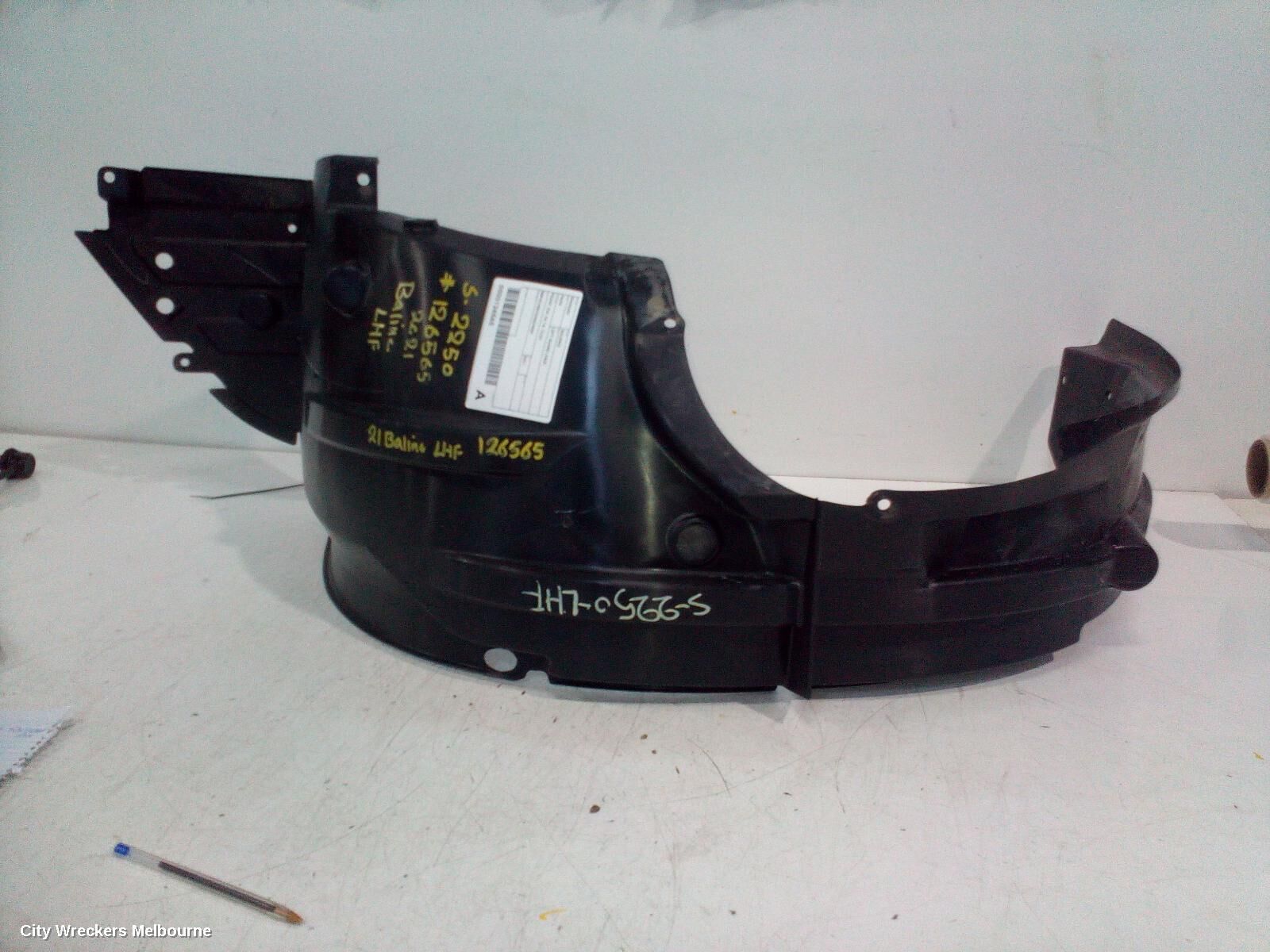 SUZUKI BALENO 2021 Left Guard Liner