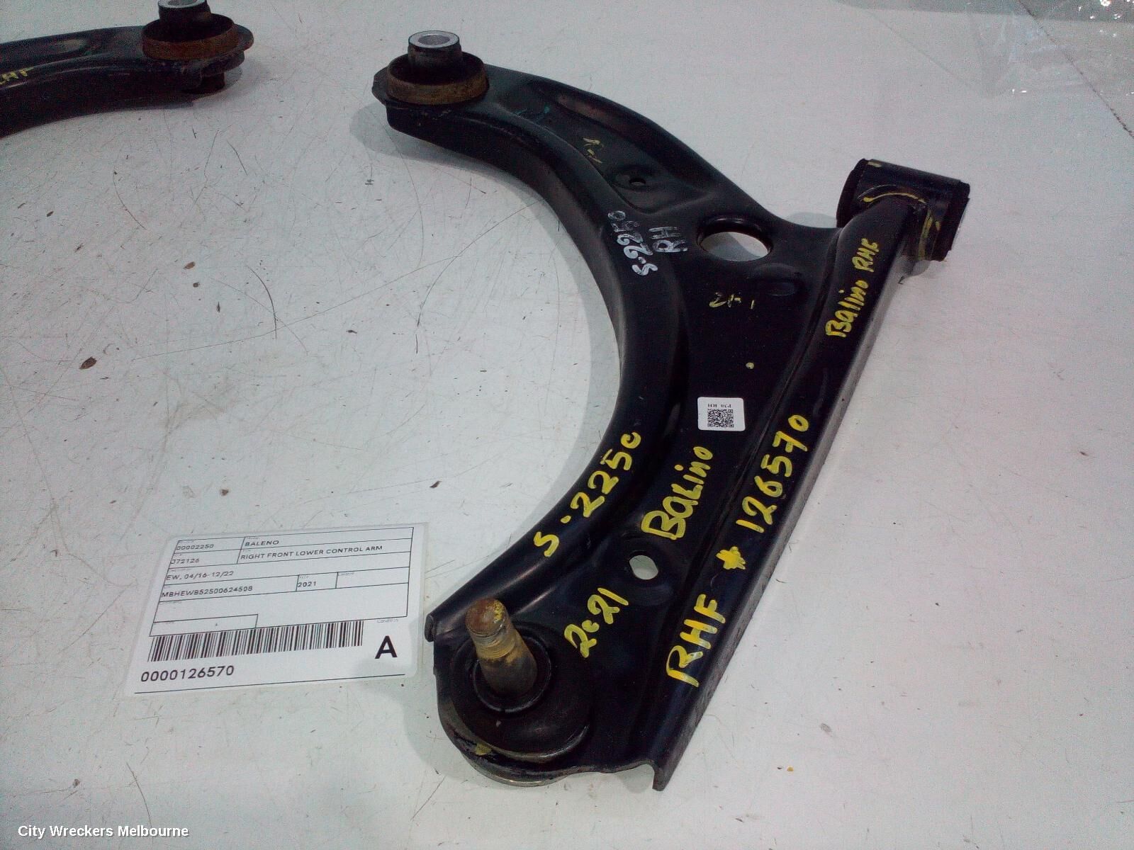 SUZUKI BALENO 2021 Right Front Lower Control Arm