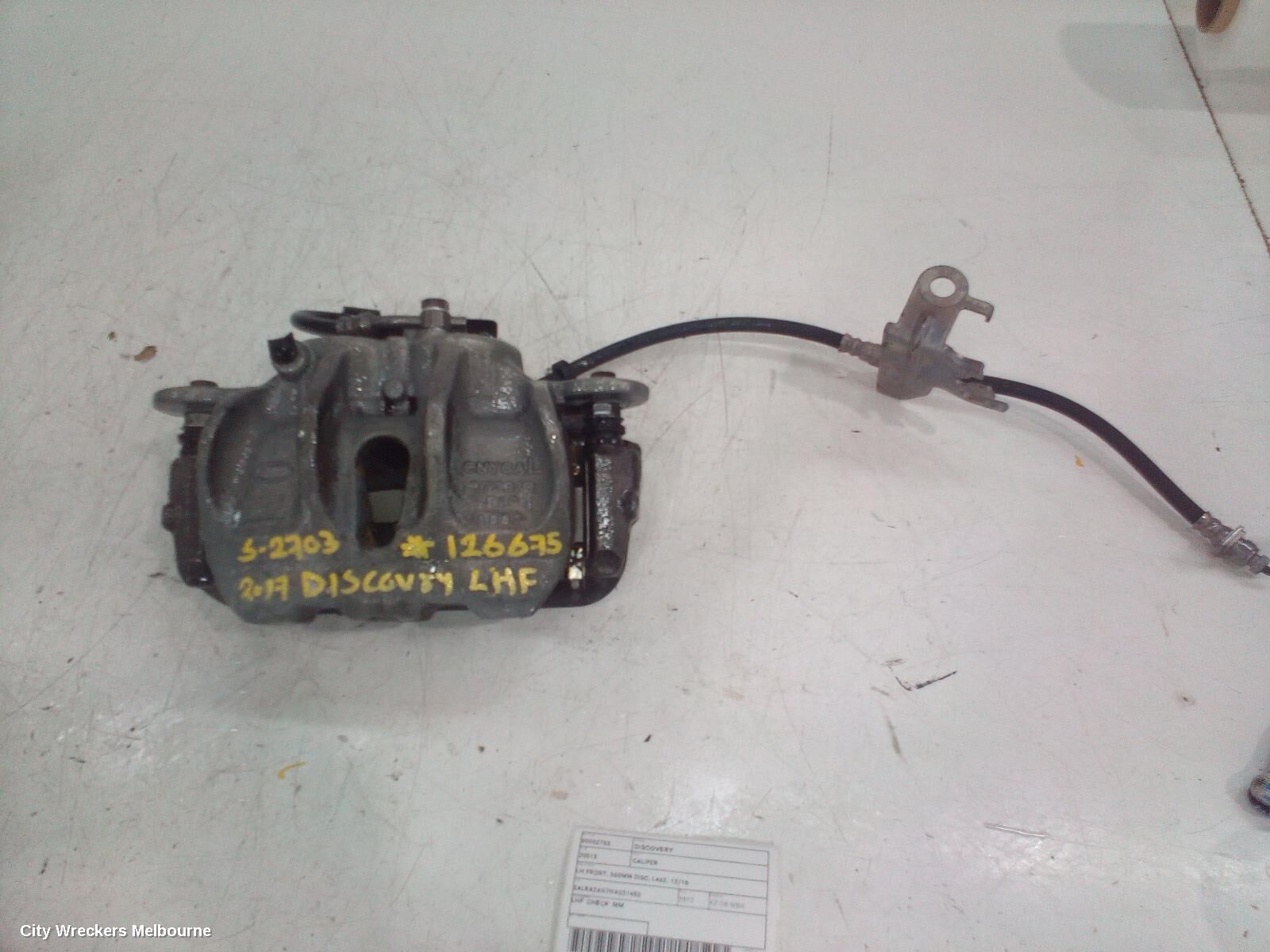 LAND ROVER DISCOVERY 2017 Caliper