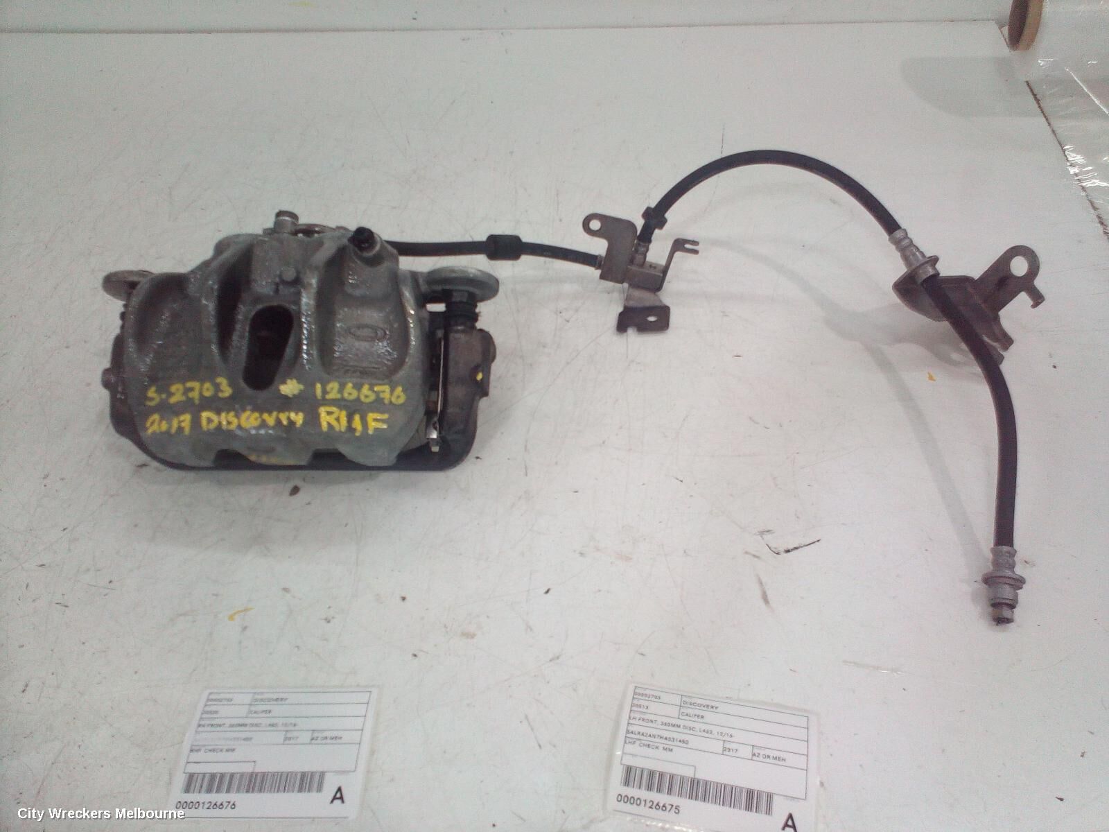 LAND ROVER DISCOVERY 2017 Caliper