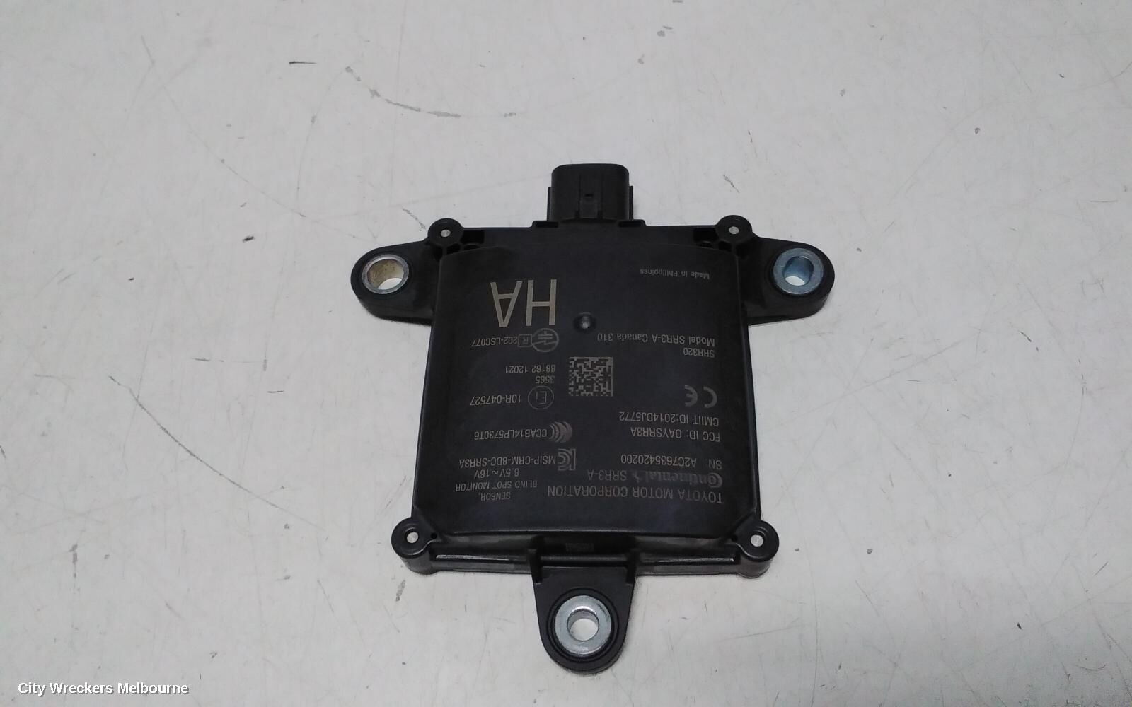 TOYOTA COROLLA 2019 Misc Switch/Relay