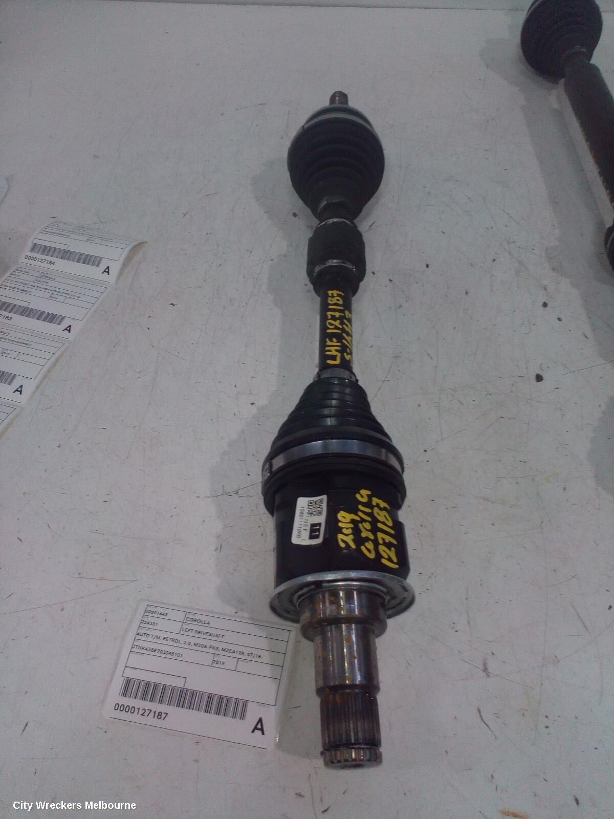 TOYOTA COROLLA 2019 Left Driveshaft