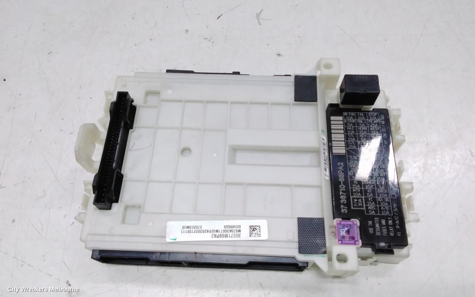 SUZUKI BALENO 2021 Fuse Box
