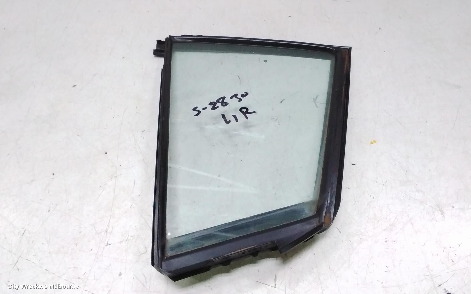 MAZDA 3 2010 Left Rear 1/4 Door Glass