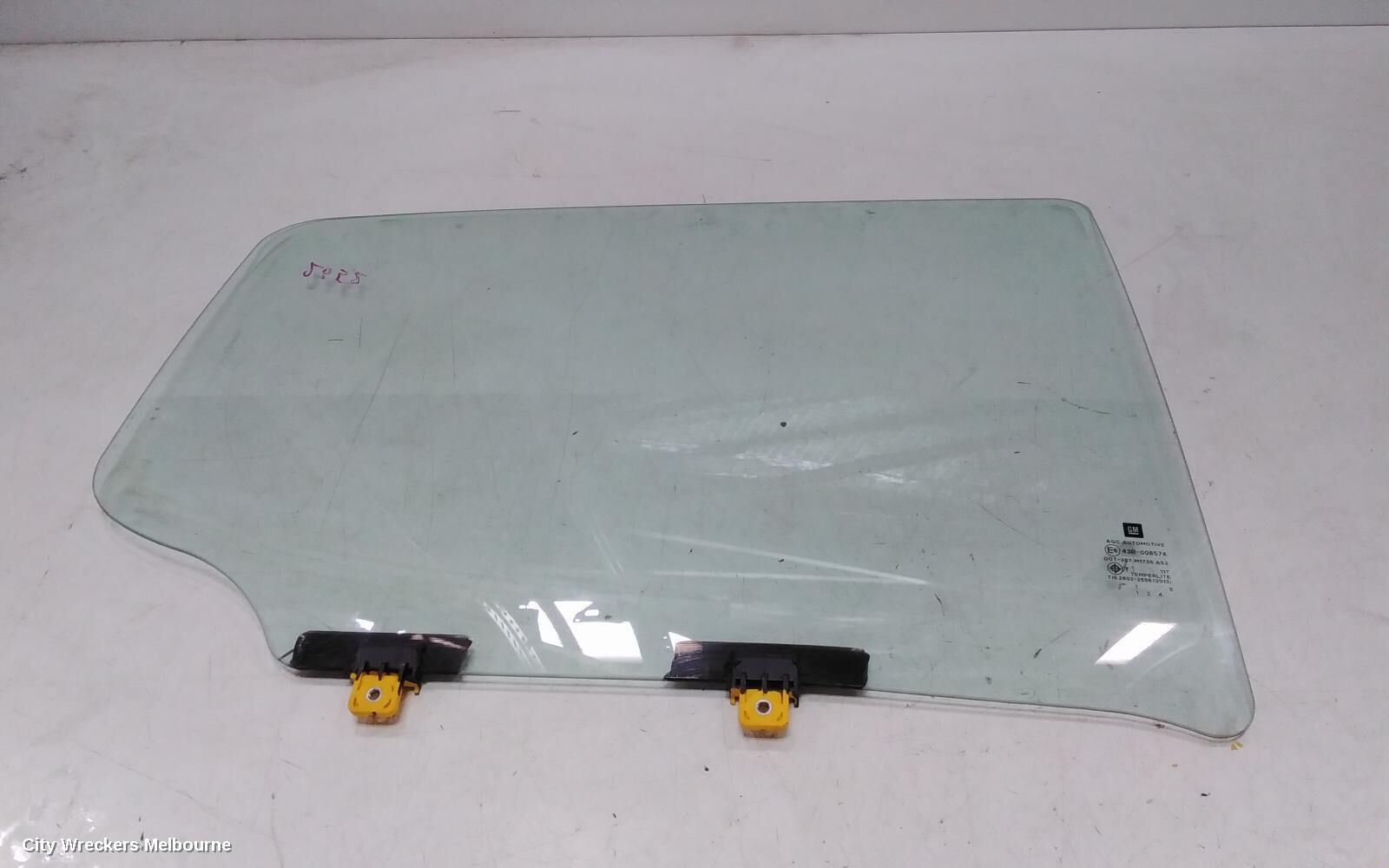 HOLDEN COLORADO 2020 Right Rear Door Window