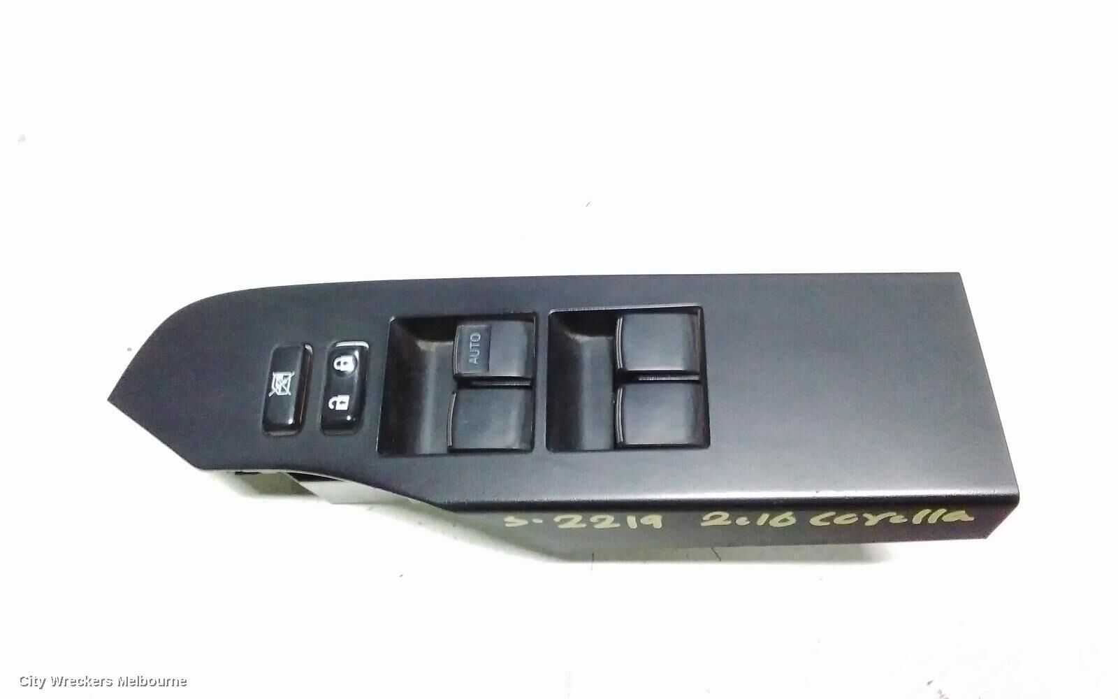 TOYOTA COROLLA 2016 Pwr Dr Wind Switch