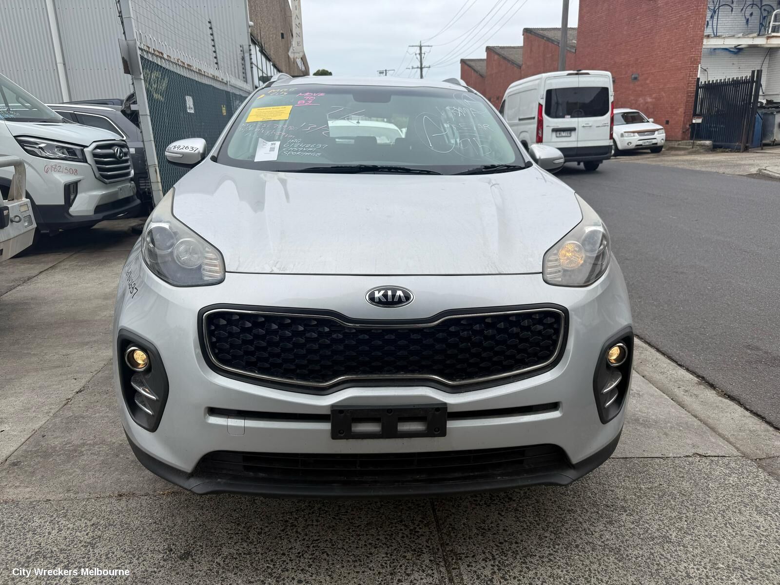 KIA SPORTAGE 2016 Left Front Door Window