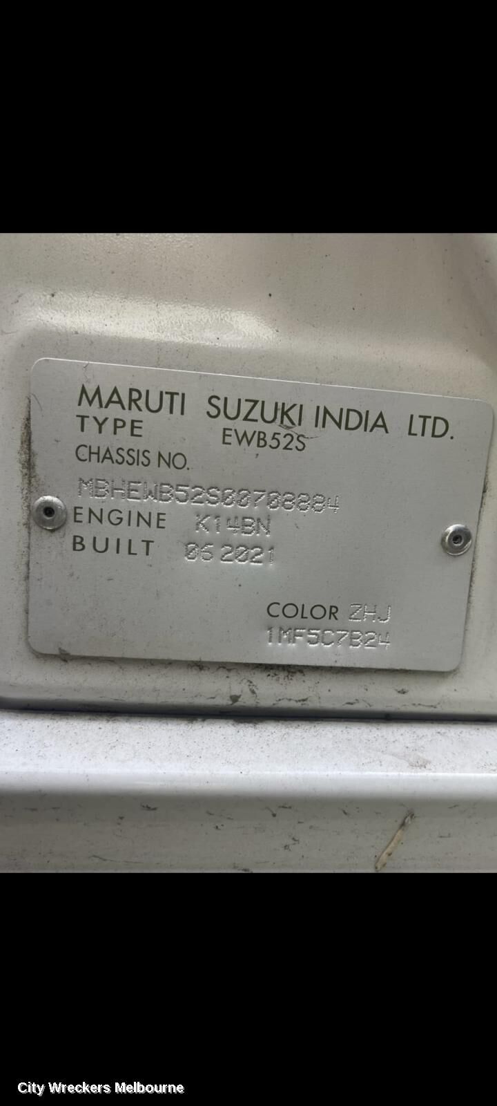 SUZUKI BALENO 2021 Left Rear Door/Sliding