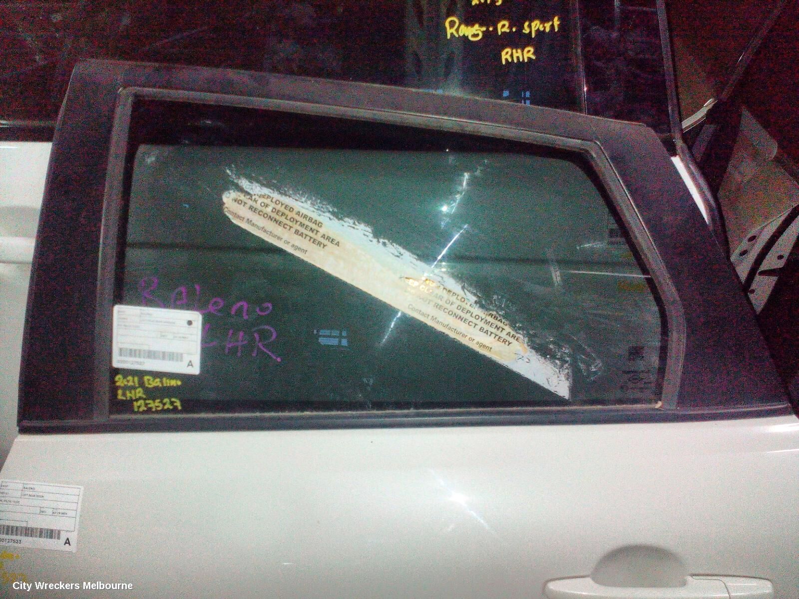 SUZUKI BALENO 2021 Left Rear Door Window