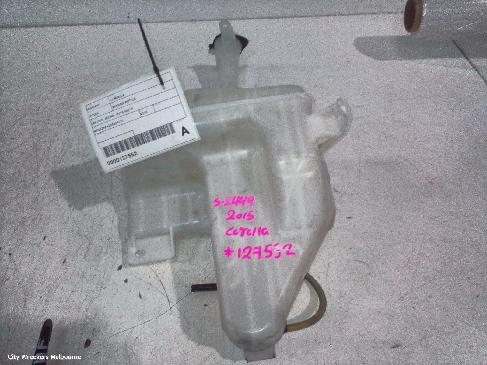 TOYOTA COROLLA 2015 Washer Bottle
