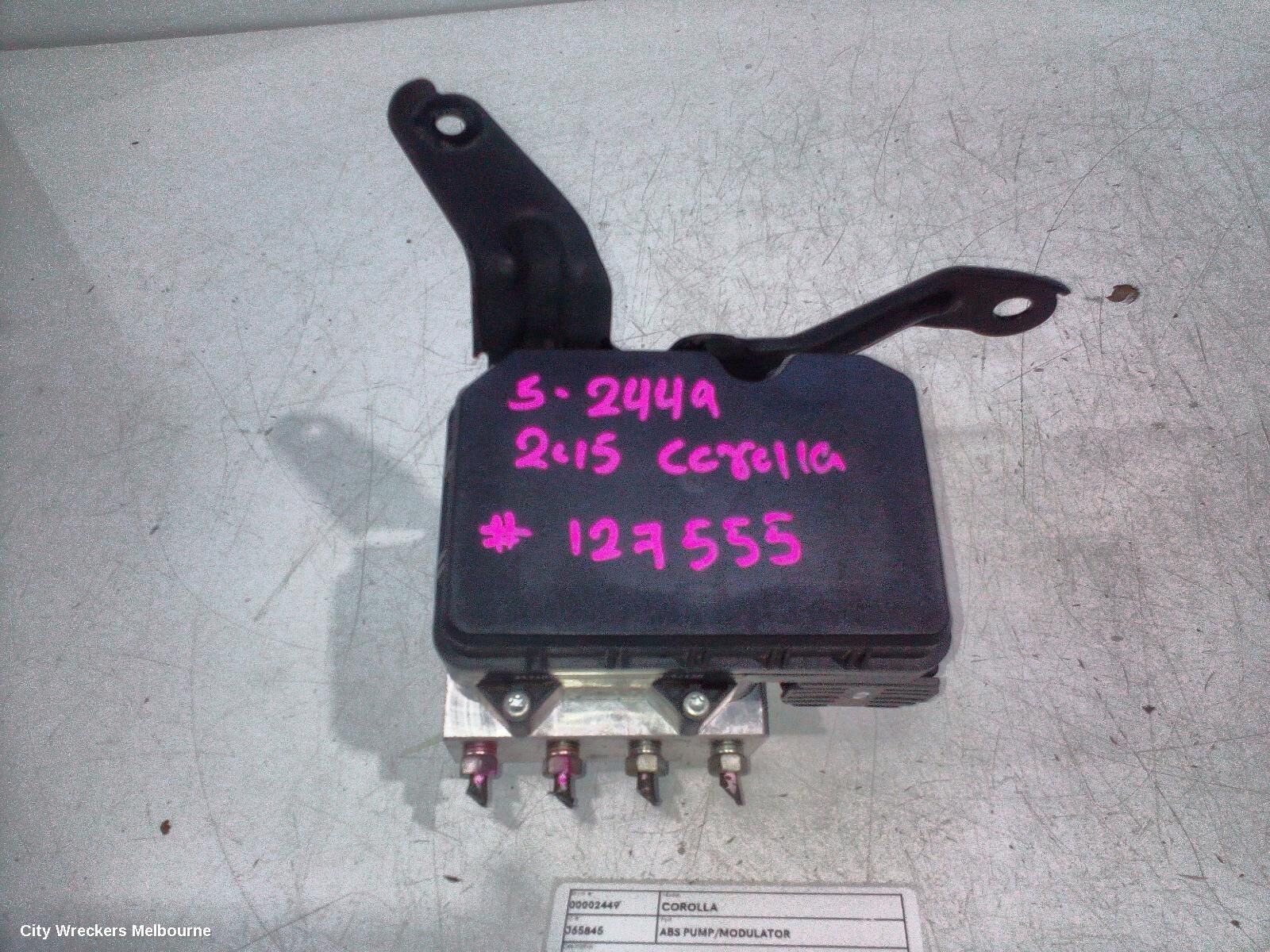 TOYOTA COROLLA 2015 Abs Pump/Modulator